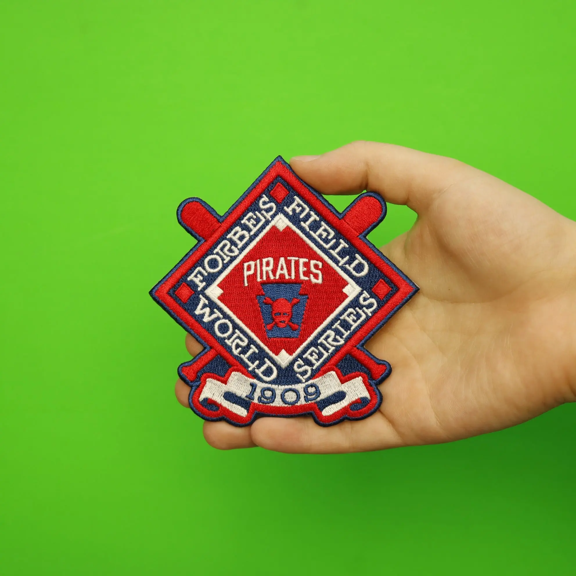 1909 MLB World Series Pittsburgh Pirates Championship Jersey Patch - Image 2