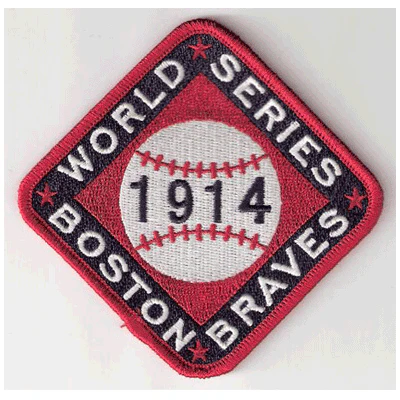 1914 Boston Braves MLB World Series Jersey Patch