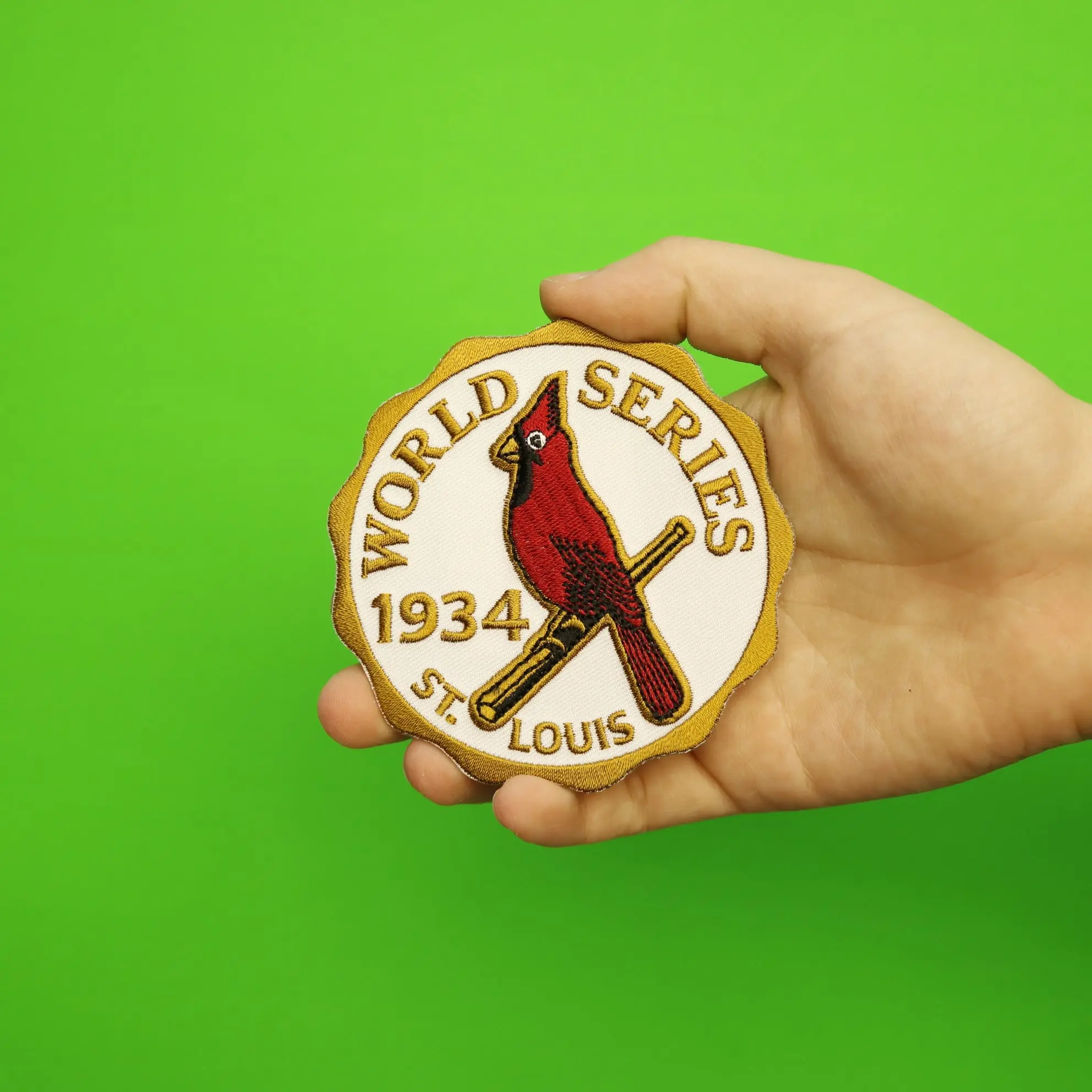 1934 St. Louis Cardinals MLB World Series Championship Jersey Patch - Image 2