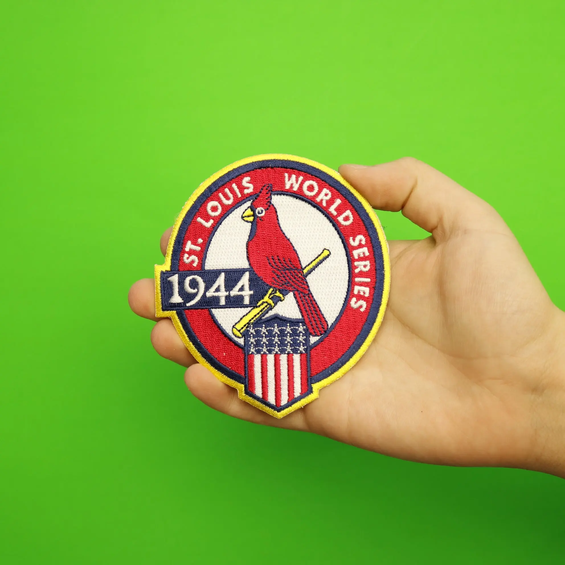 1944 St. Louis Cardinals MLB World Series Championship Jersey Patch - Image 2