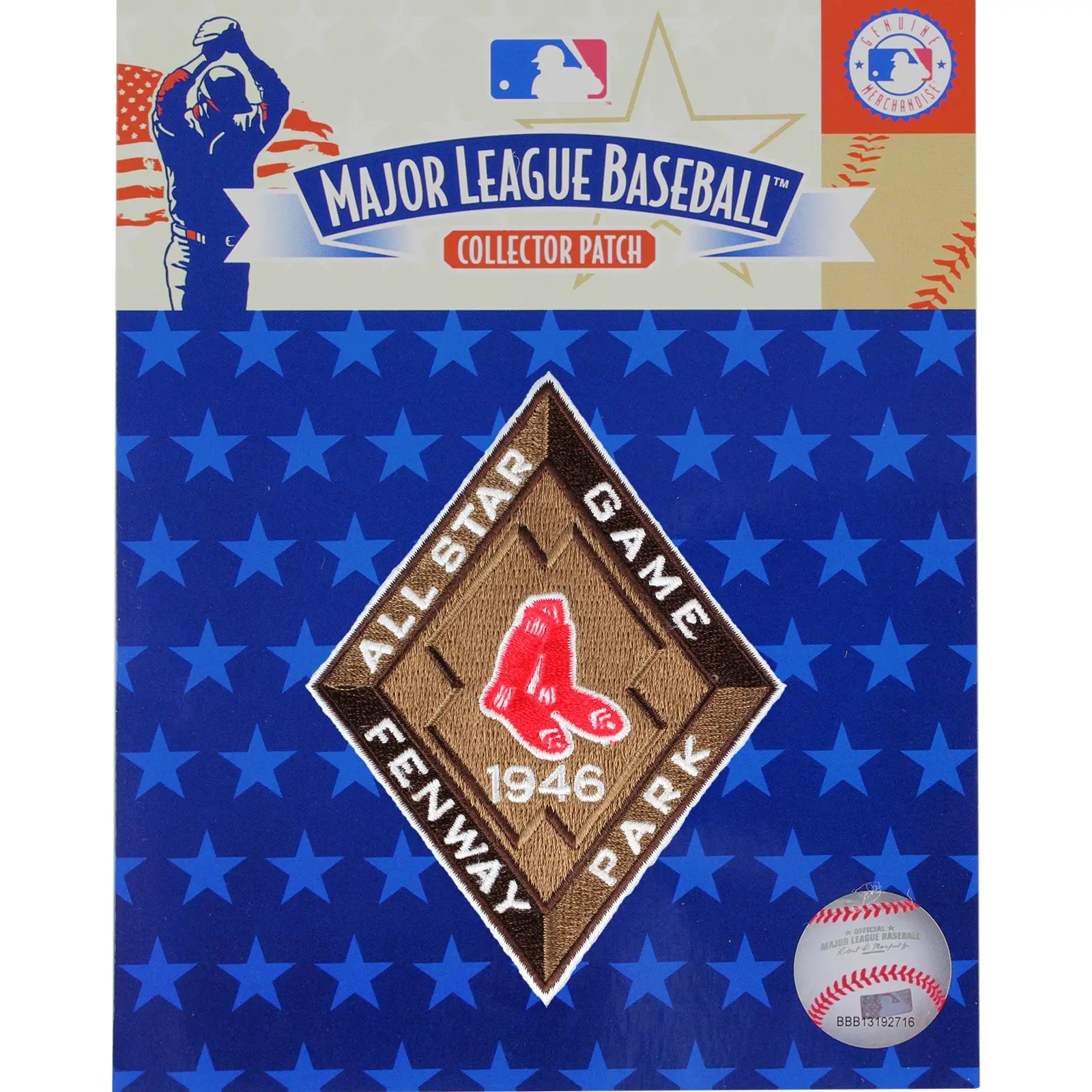 1946 MLB All Star Game Boston Red Sox Fenway Park Jersey Patch - Image 3