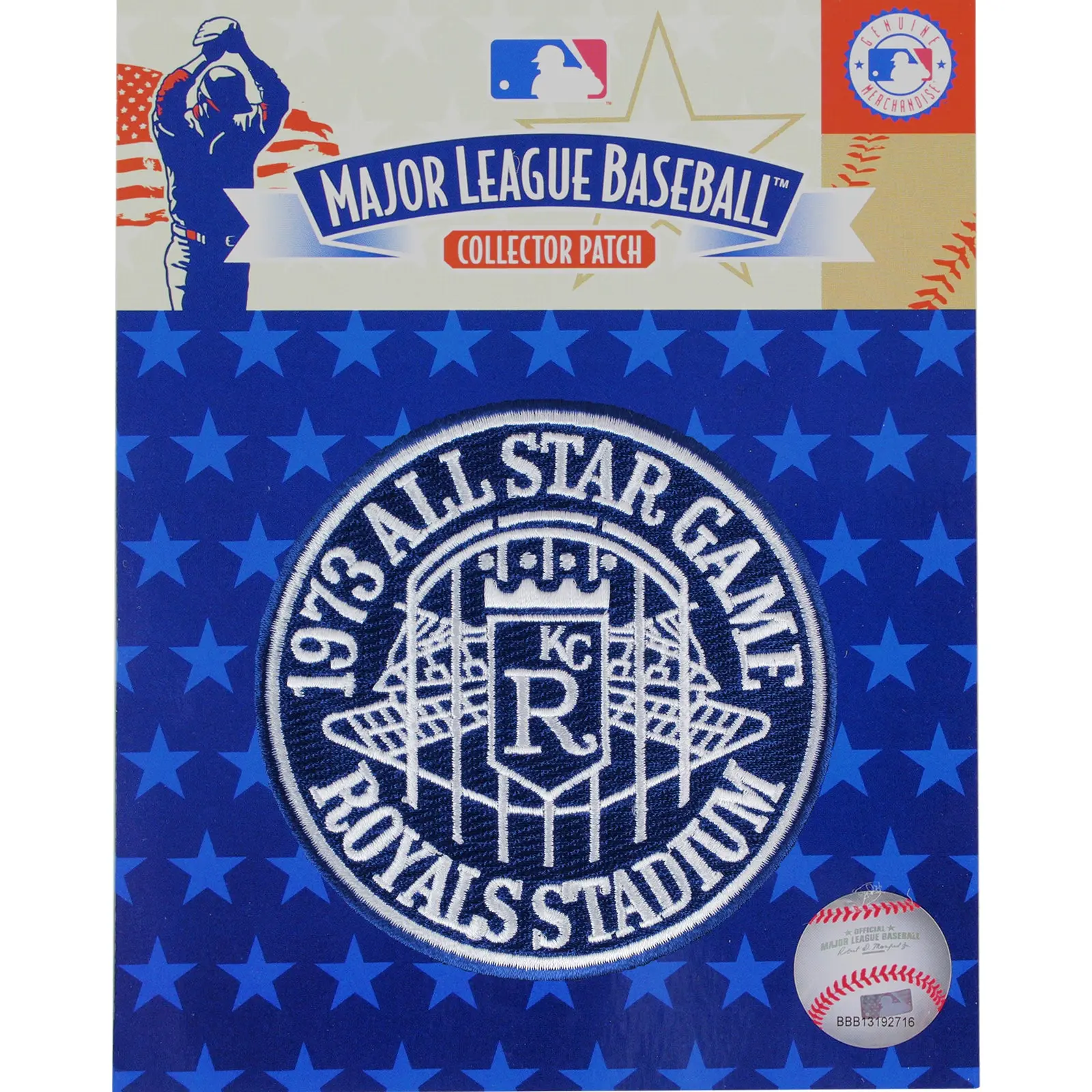 1973 MLB All Star Game Patch Kansas City Royals Stadium Jersey Patch - Image 2