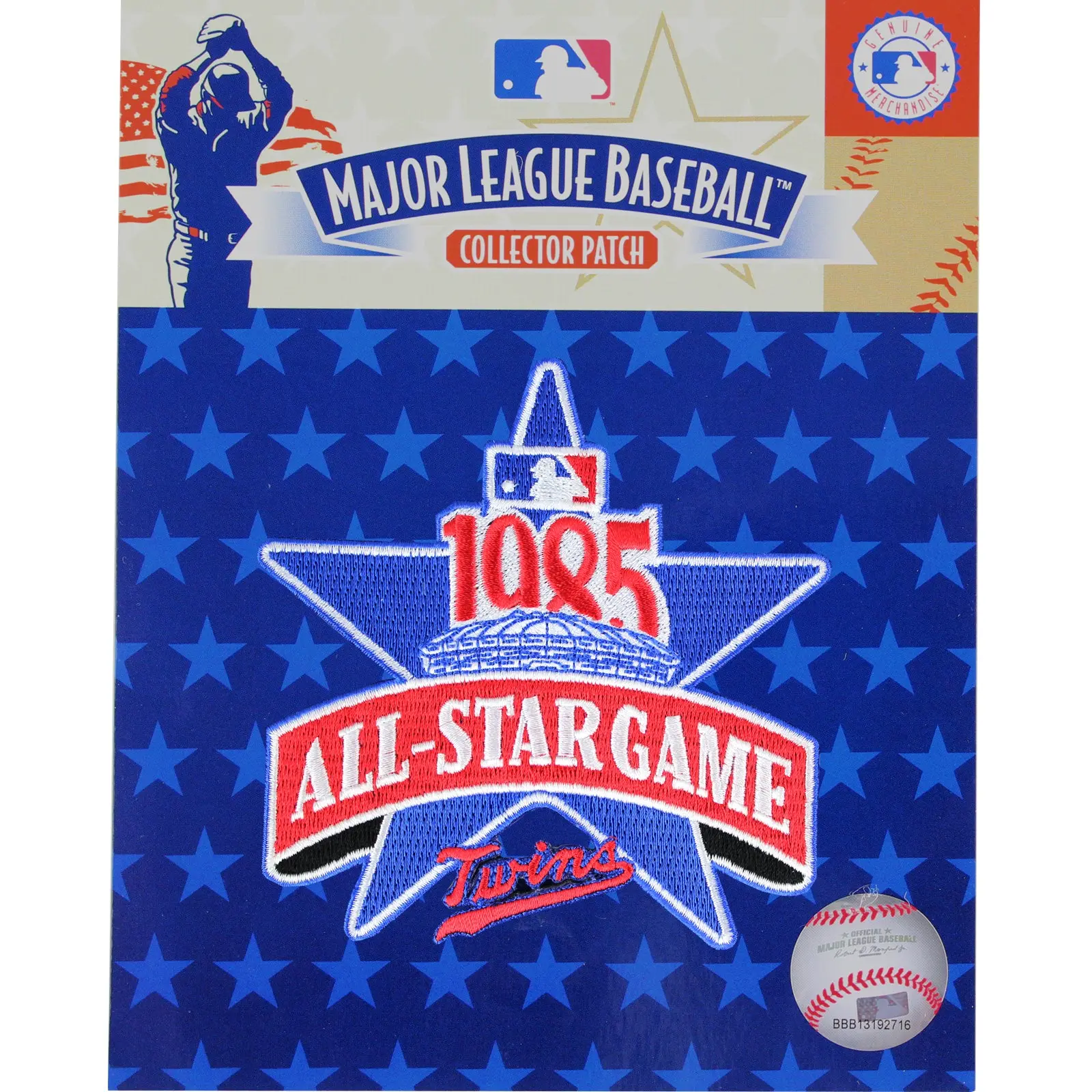 1985 MLB All Star Game Patch Minnesota Twins Jersey Patch - Image 2