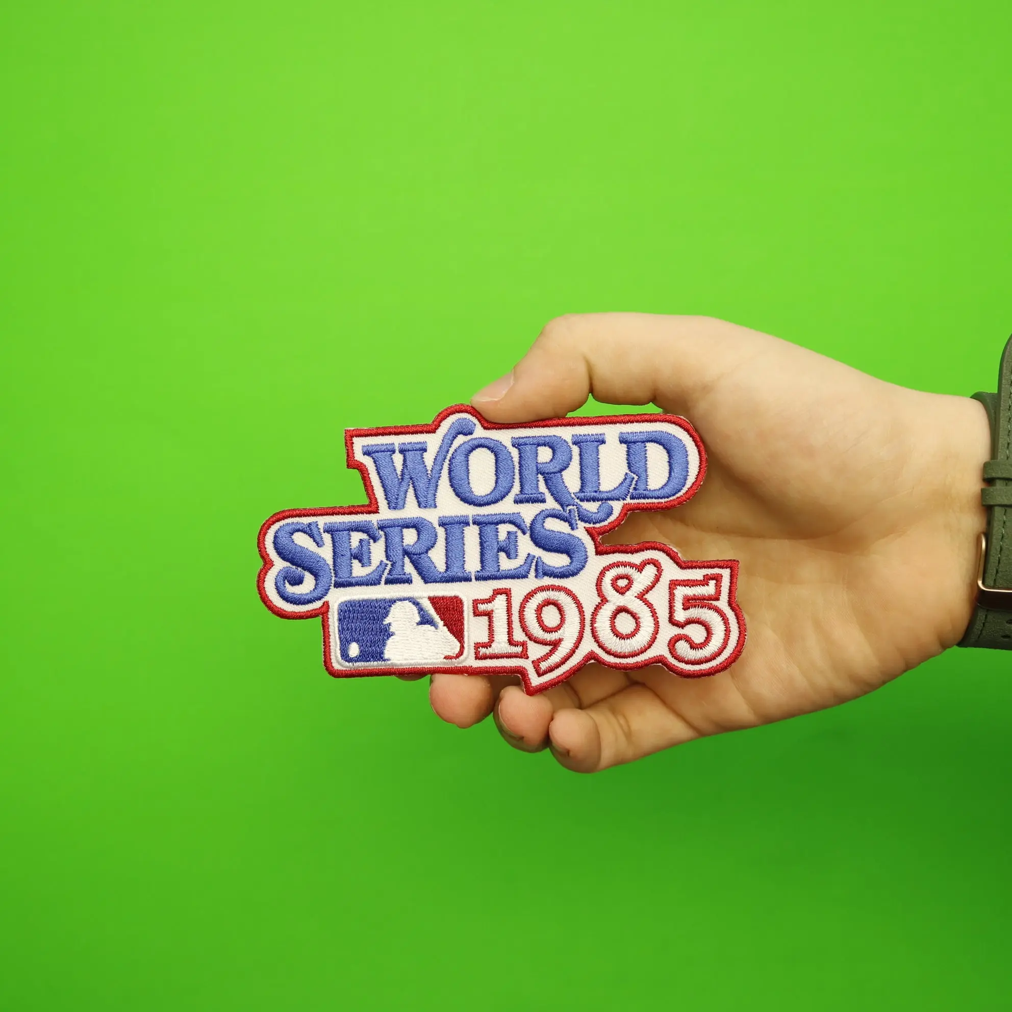 1985 MLB World Series Logo Jersey Patch St. Louis Cardinals vs. Kansas City Royals - Image 2