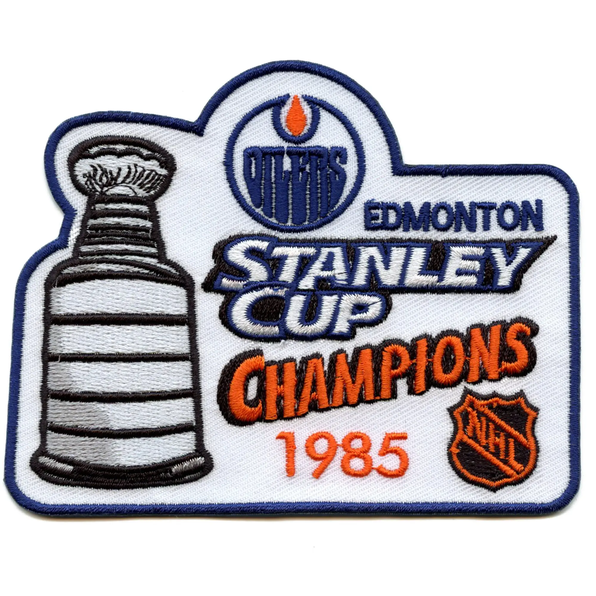 1985 NHL Stanley Cup Final Champions Edmonton Oilers Jersey Patch - Image 2