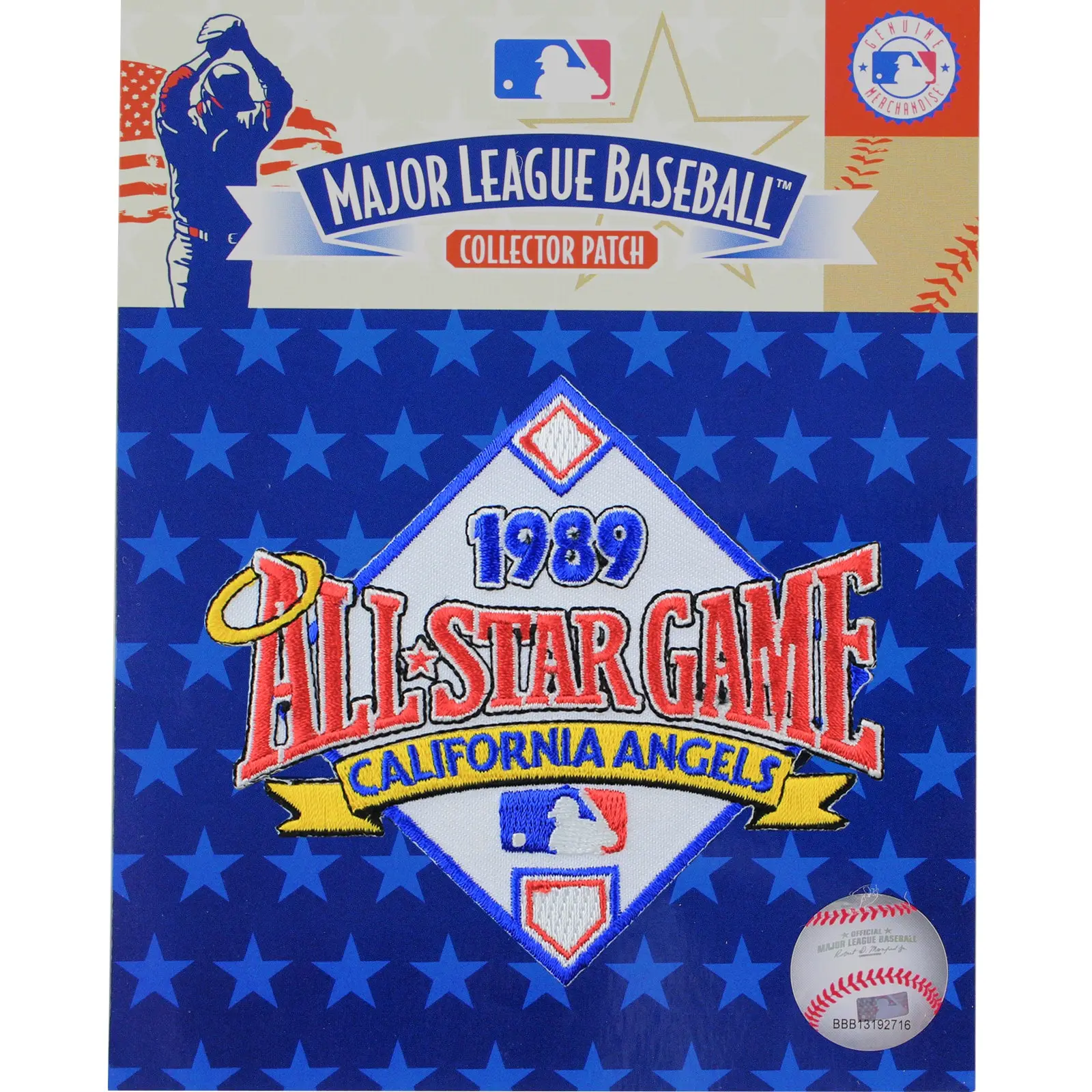 1989 MLB All Star Game California Angels Stadium Jersey Patch - Image 2