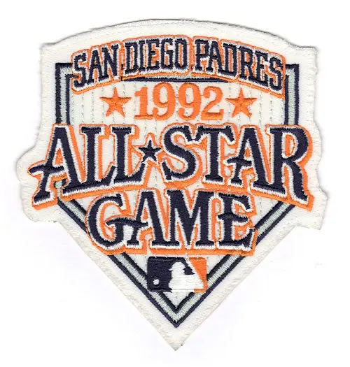 1992 MLB All Star Game San Diego Padres Jack Murphy Stadium Jersey Patch