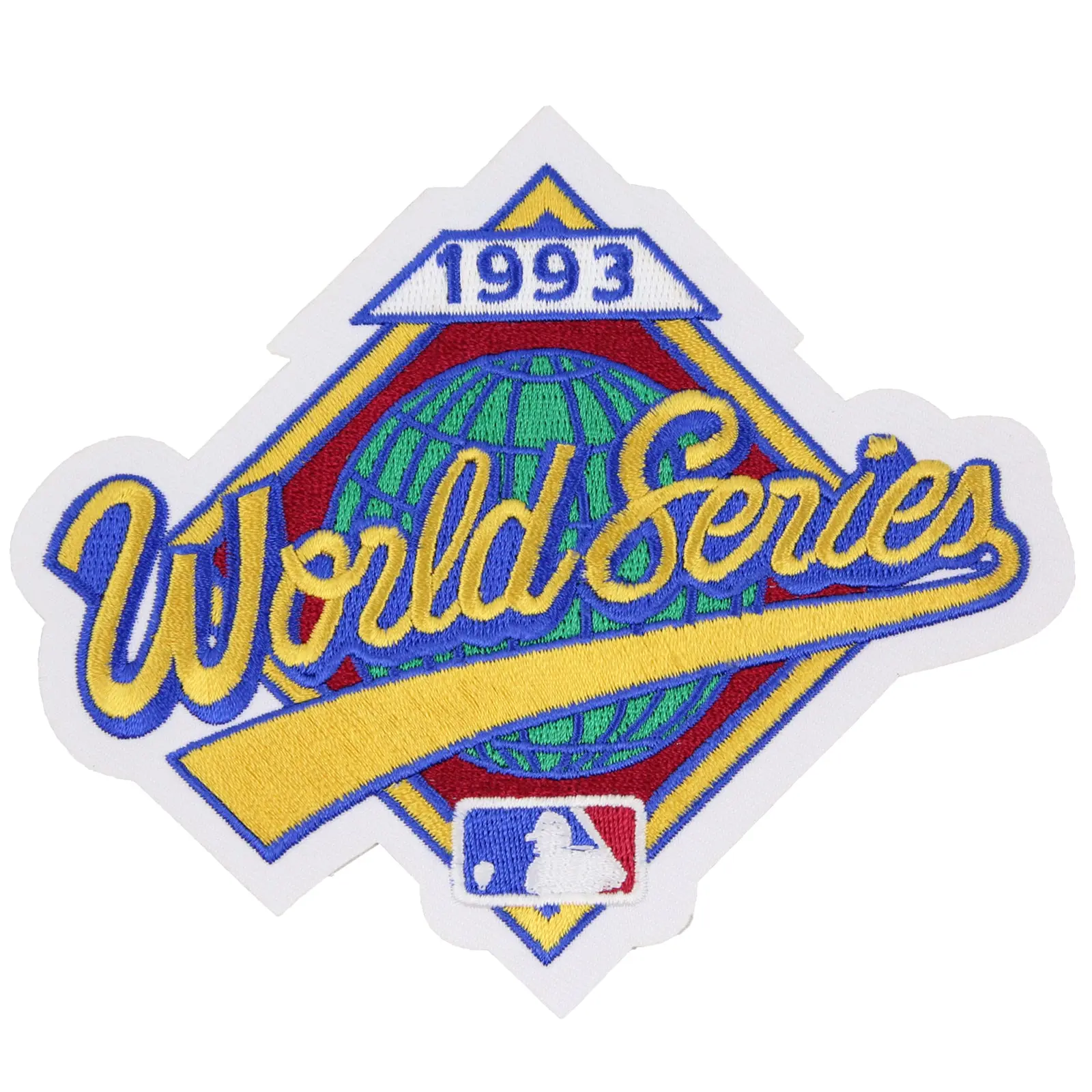 1993 MLB World Series Logo Jersey Patch Philadelphia Phillies vs. Toronto Blue Jays