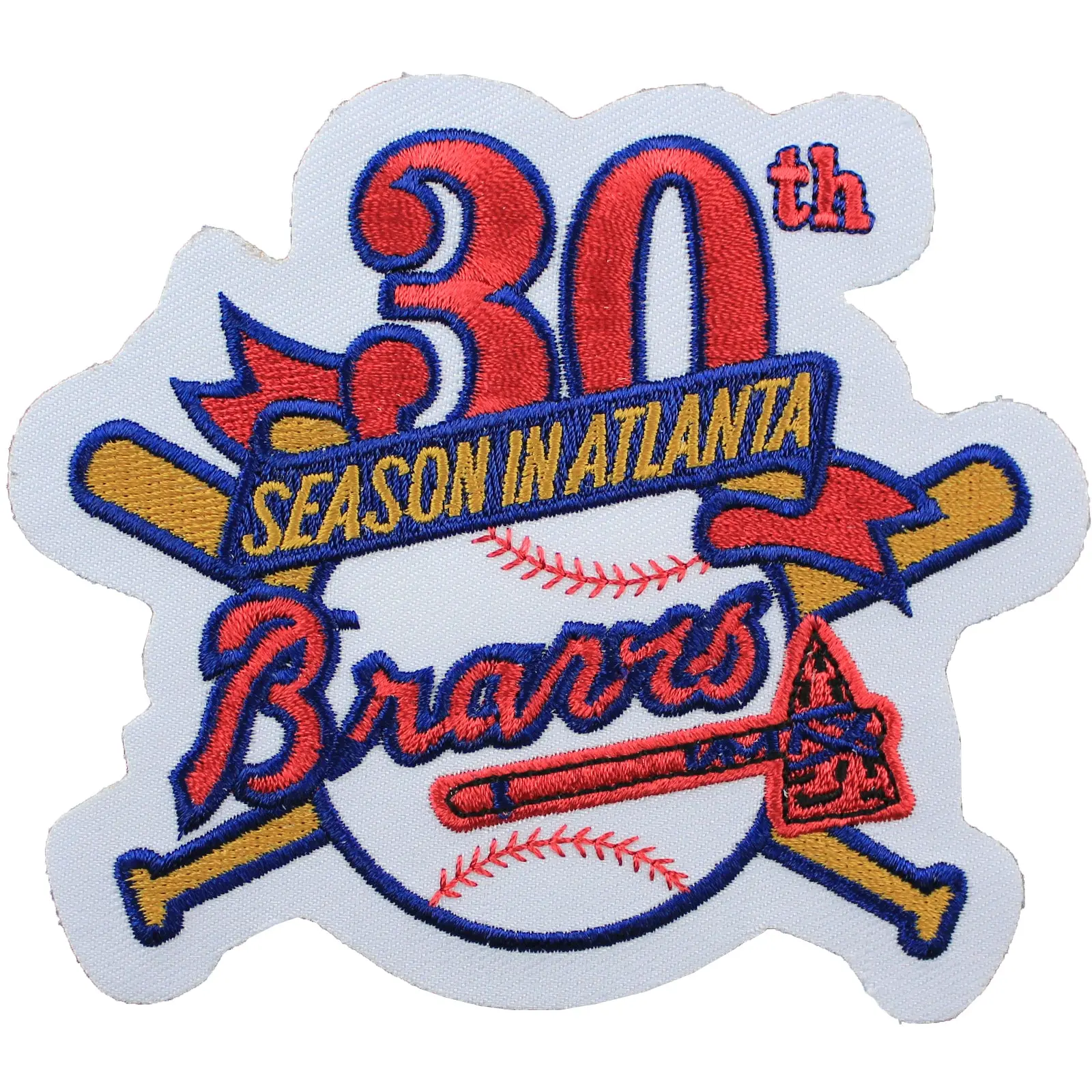 1995 Atlanta Braves 30th Anniversary Jersey Sleeve Patch