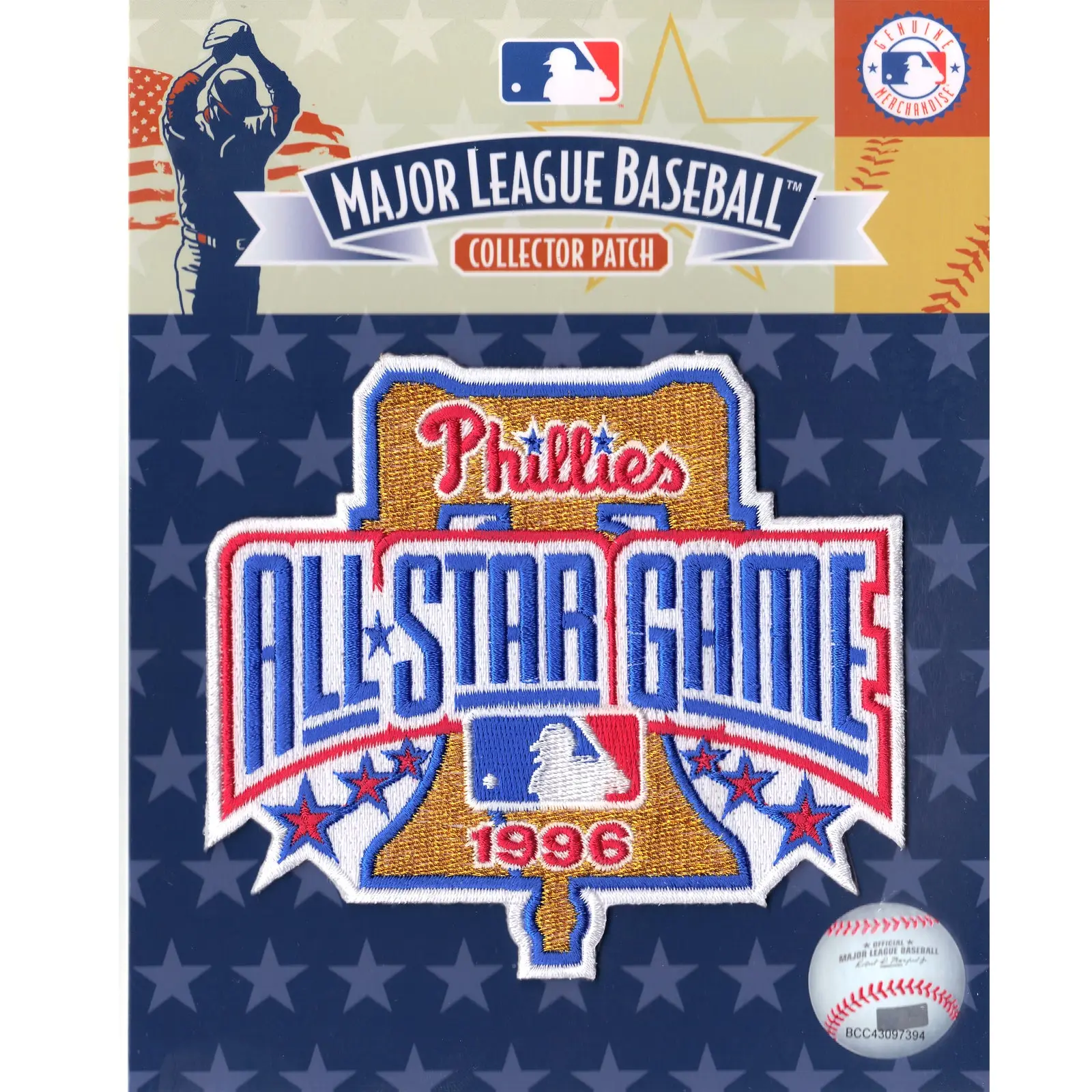 1996 MLB All Star Game Philadelphia Phillies Jersey Patch - Image 2