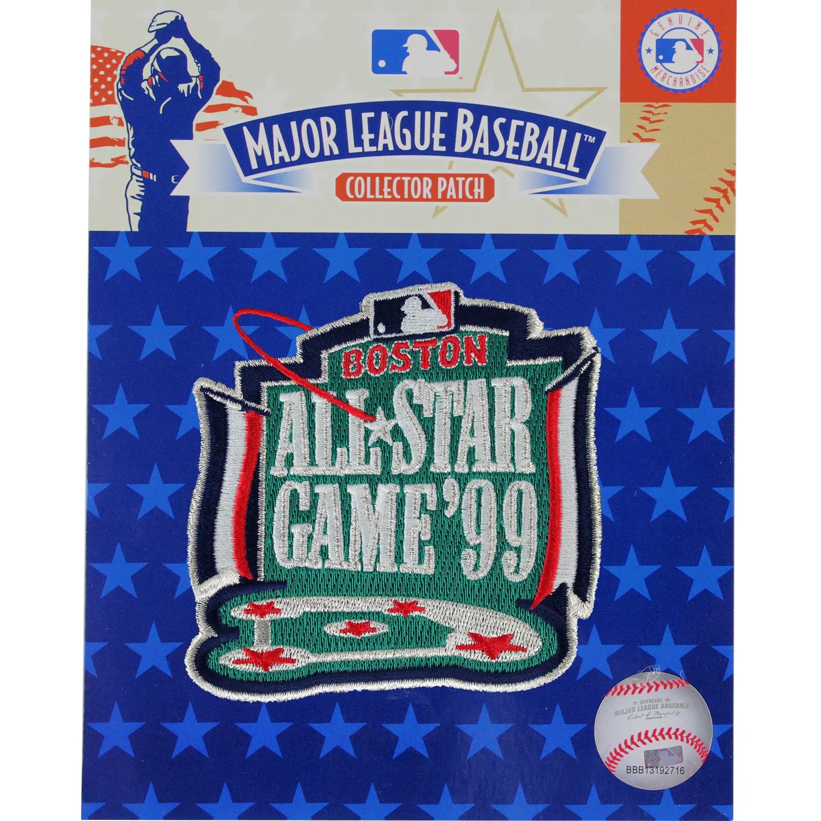 1999 MLB All Star Game Boston Red Sox Jersey Patch - Image 2