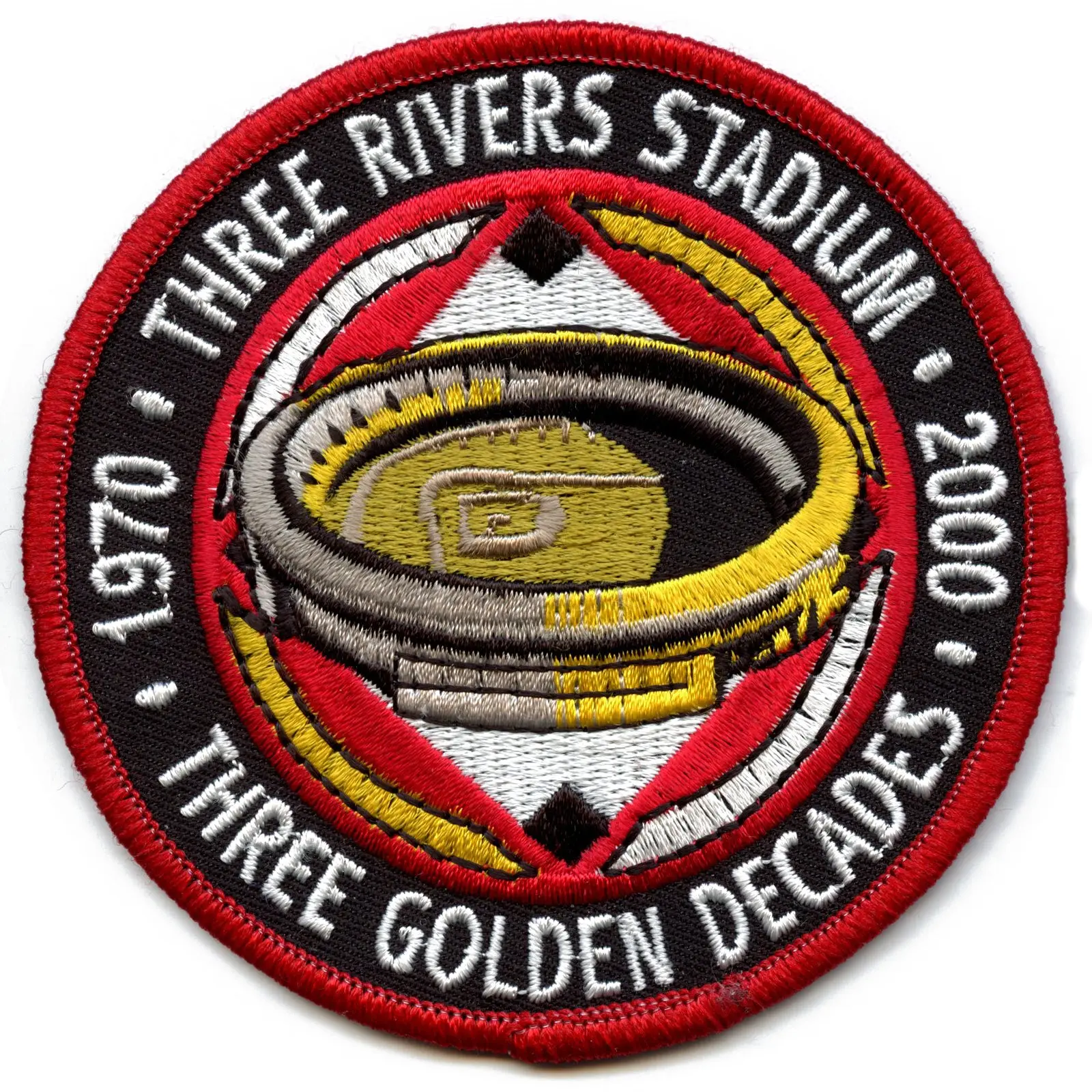 2000 Pittsburgh Pirates Three Rivers Stadium 30th Anniversary Official Patch