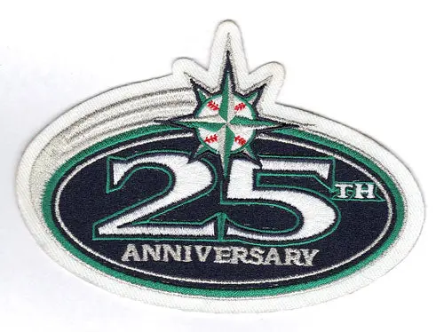 2001 Seattle Mariners 25th Anniversary Patch