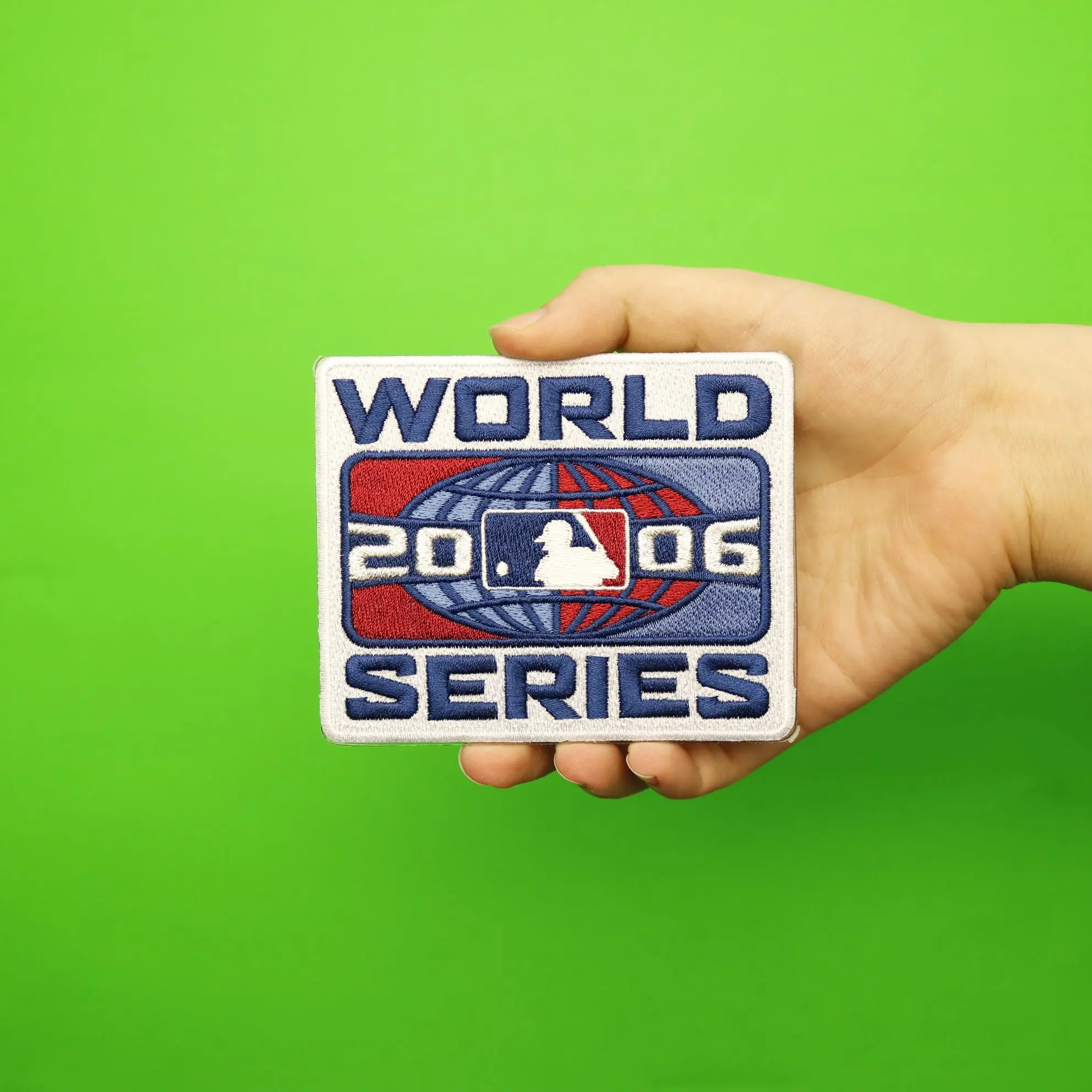 2006 MLB World Series Logo Jersey Patch St. Louis Cardinals vs. Detroit Tigers - Image 2
