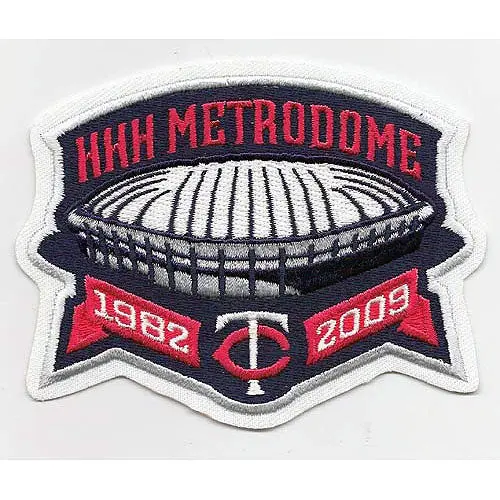 2009 Minnesota Twins HHH Metrodome Final Season Patch
