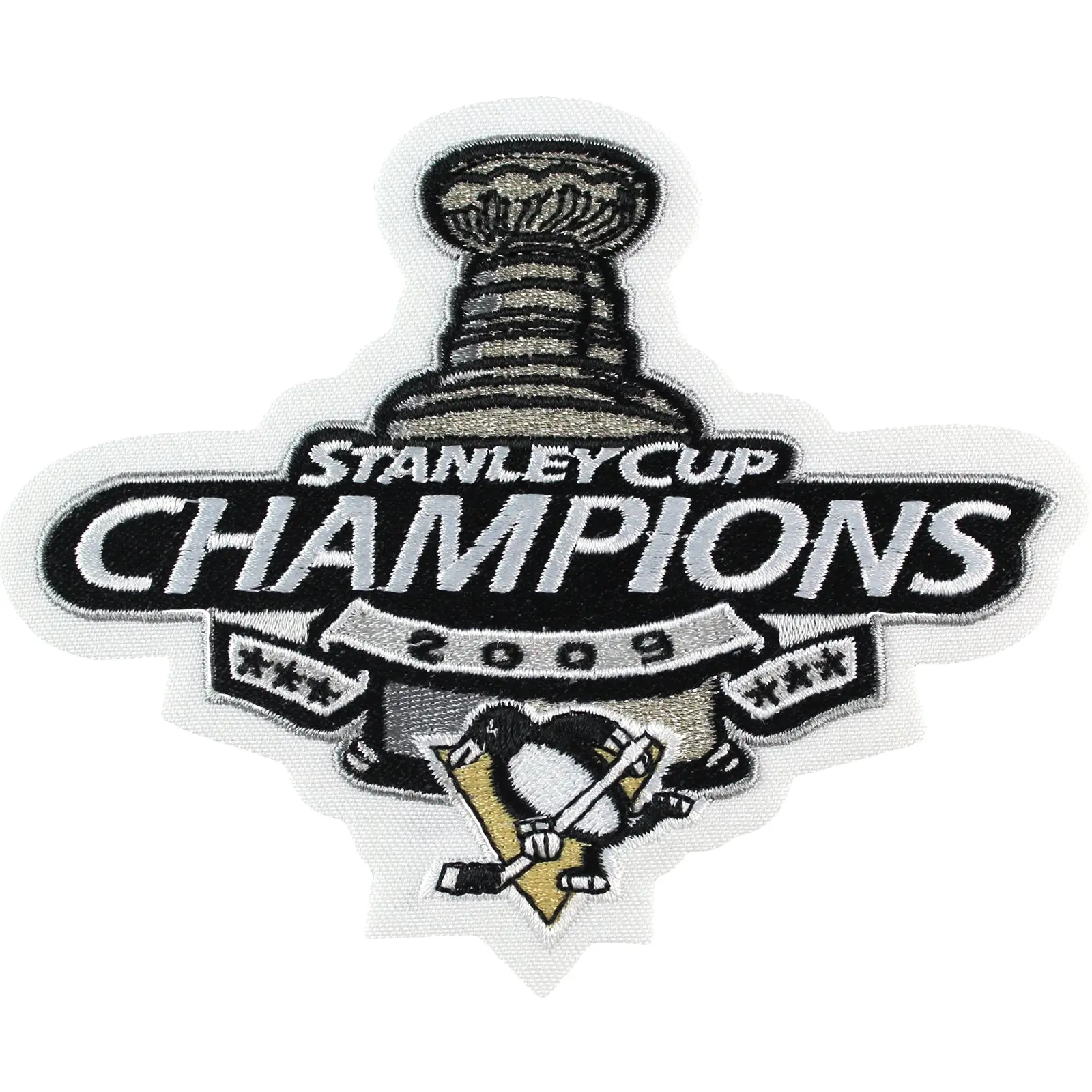 2009 NHL Stanley Cup Champions Jersey Patch Pittsburgh Penguins