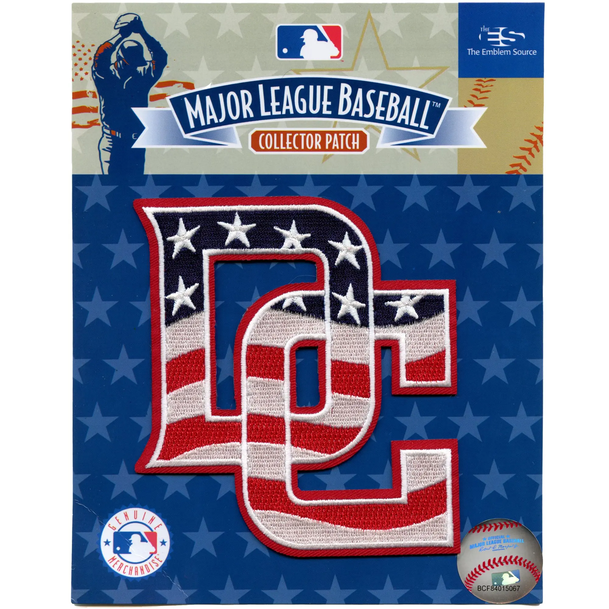 2009 Washington Nationals D.C. (Patriotic) Logo Patch - Image 2