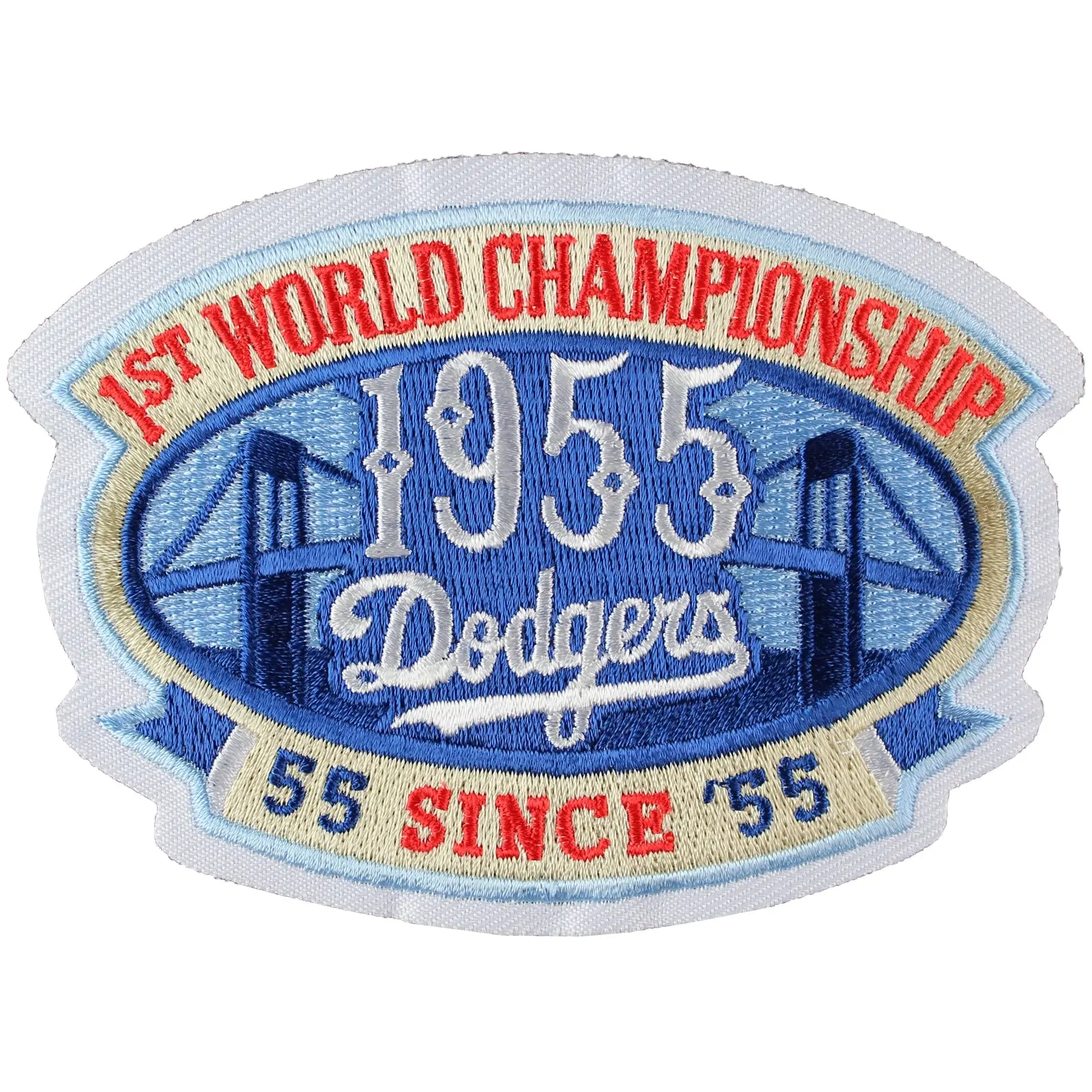 2010 Los Angeles Dodgers 55th Anniversary Patch (1st World Championship 1955) - Image 2