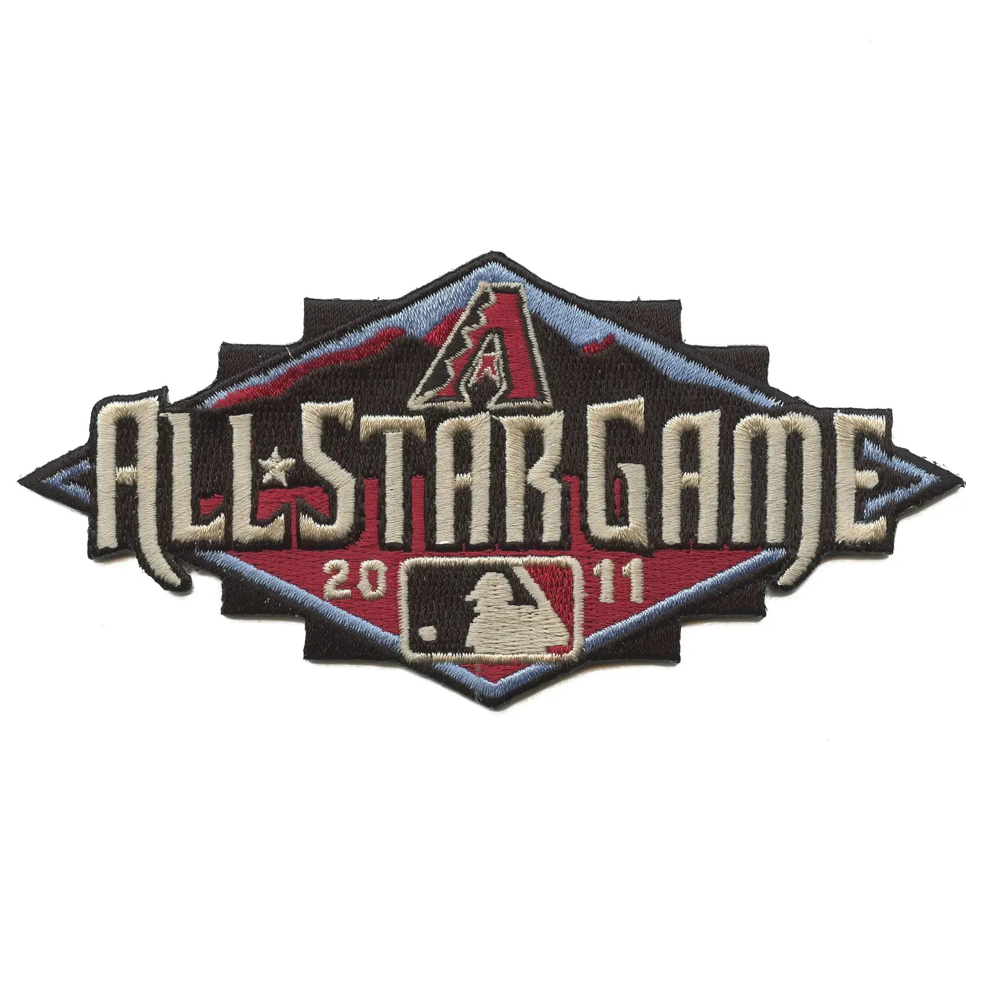 2011 MLB All-star Game Jersey Patch Arizona Diamondbacks No Border Embroidered