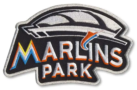 2012 Miami Marlins Park Inaugural Season Jersey Sleeve Patch (Road)