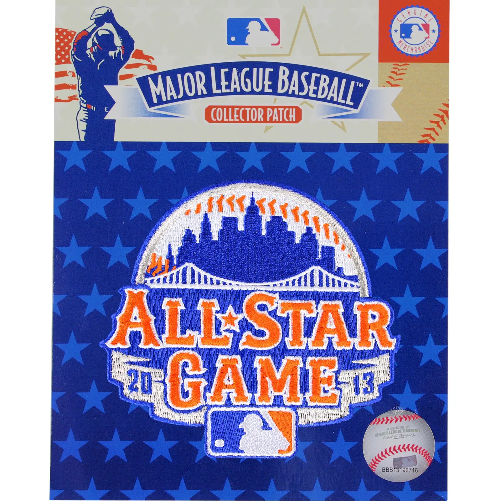 2013 MLB All-star Game Jersey Patch New York Mets - Image 3
