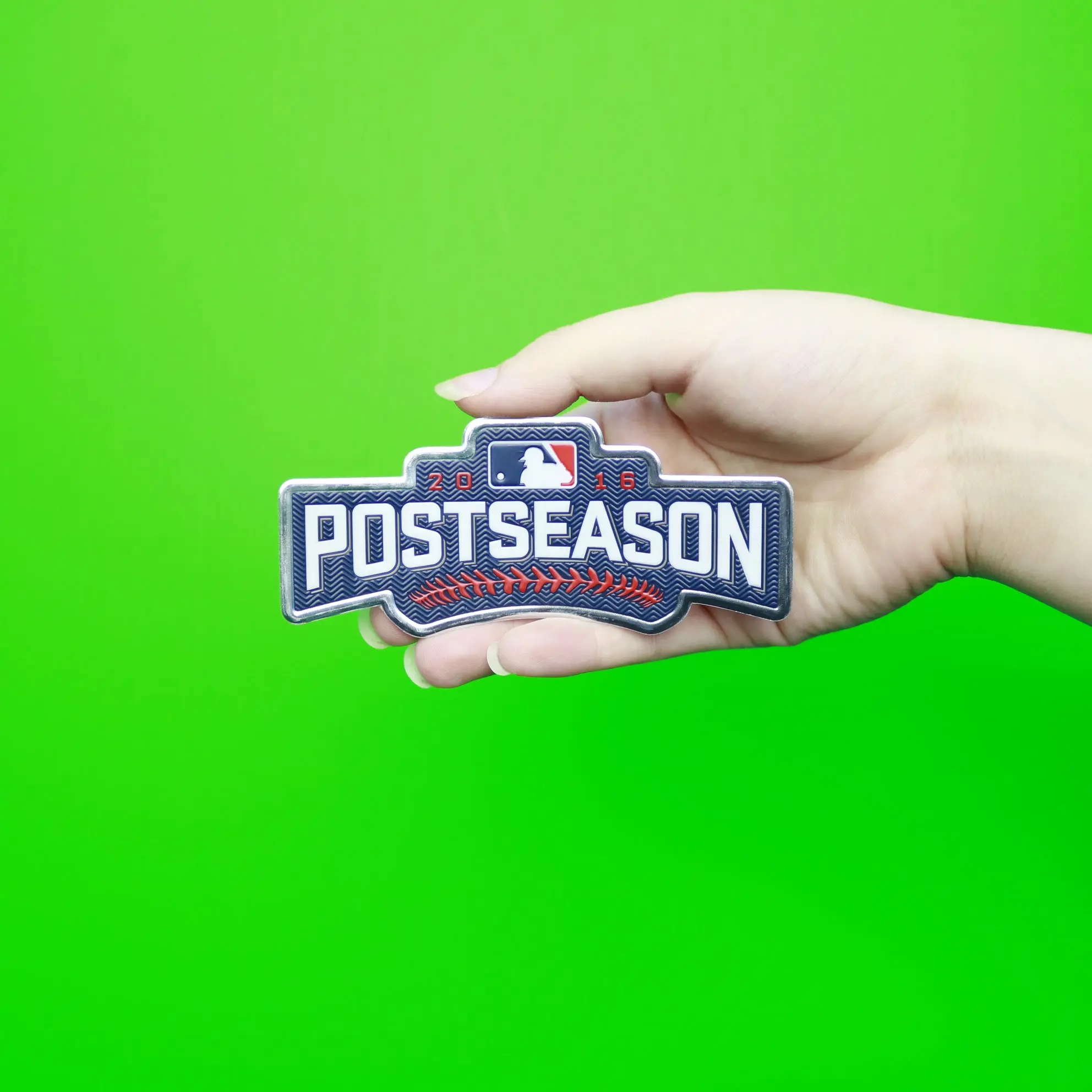 2016 Official MLB Post Season Logo Jersey Sleeve TPU Patch - Image 2