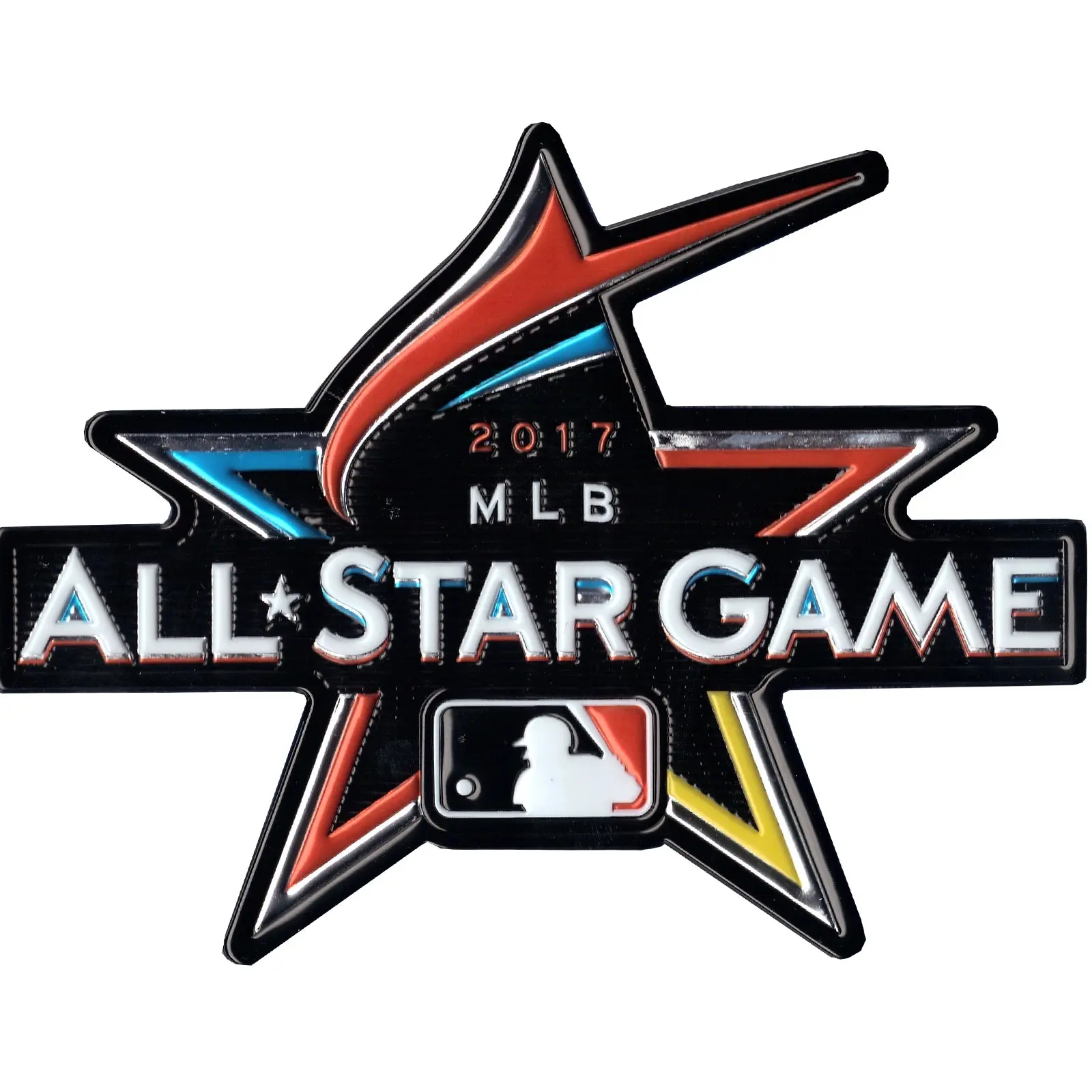 2017 MLB All Star Game Miami Marlins TPU On-Field Emboss Tech Sleeve Patch