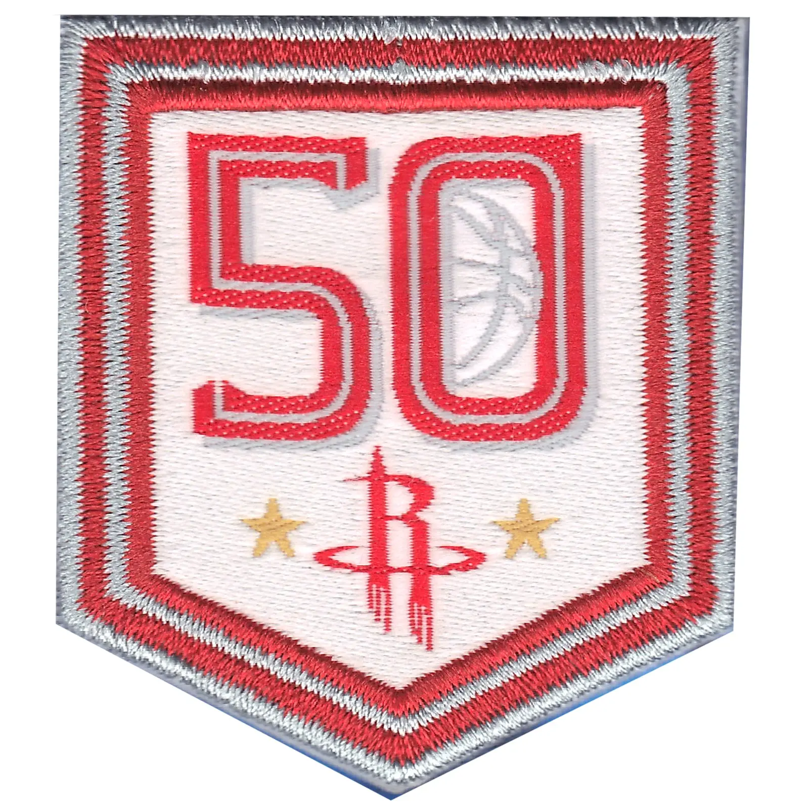 2017 NBA Houston Rockets 50th Anniversary Jersey Patch
