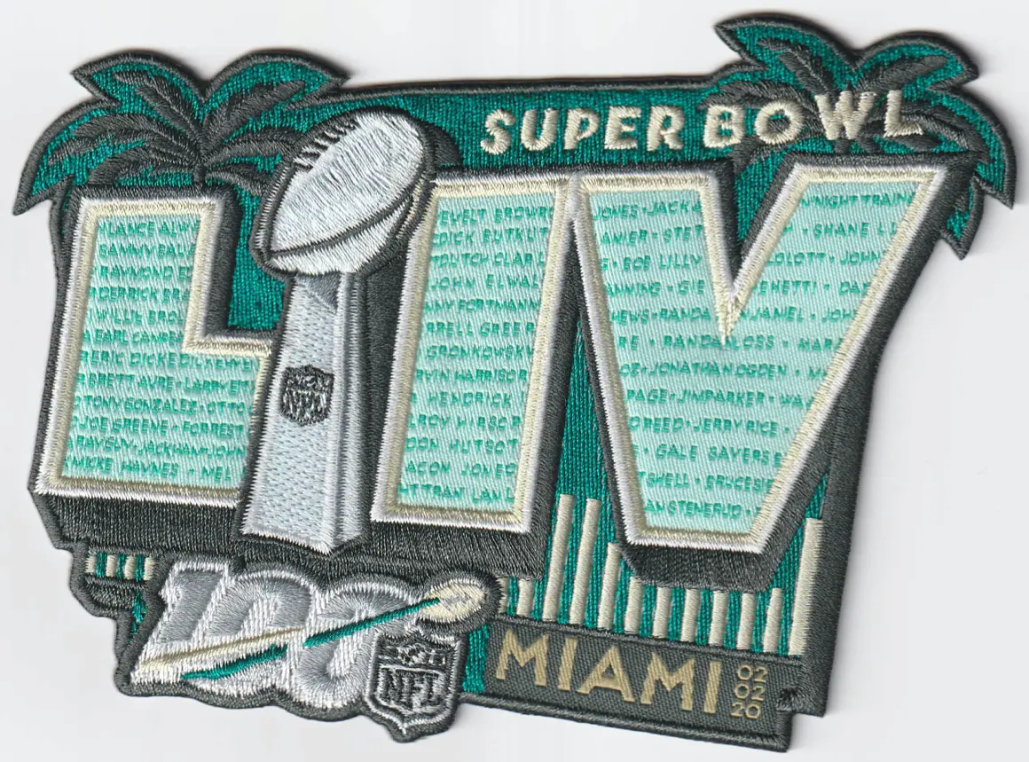 2020 NFL Super Bowl 54 Media Patch Kansas City Chiefs Vs. San Francisco 49ers