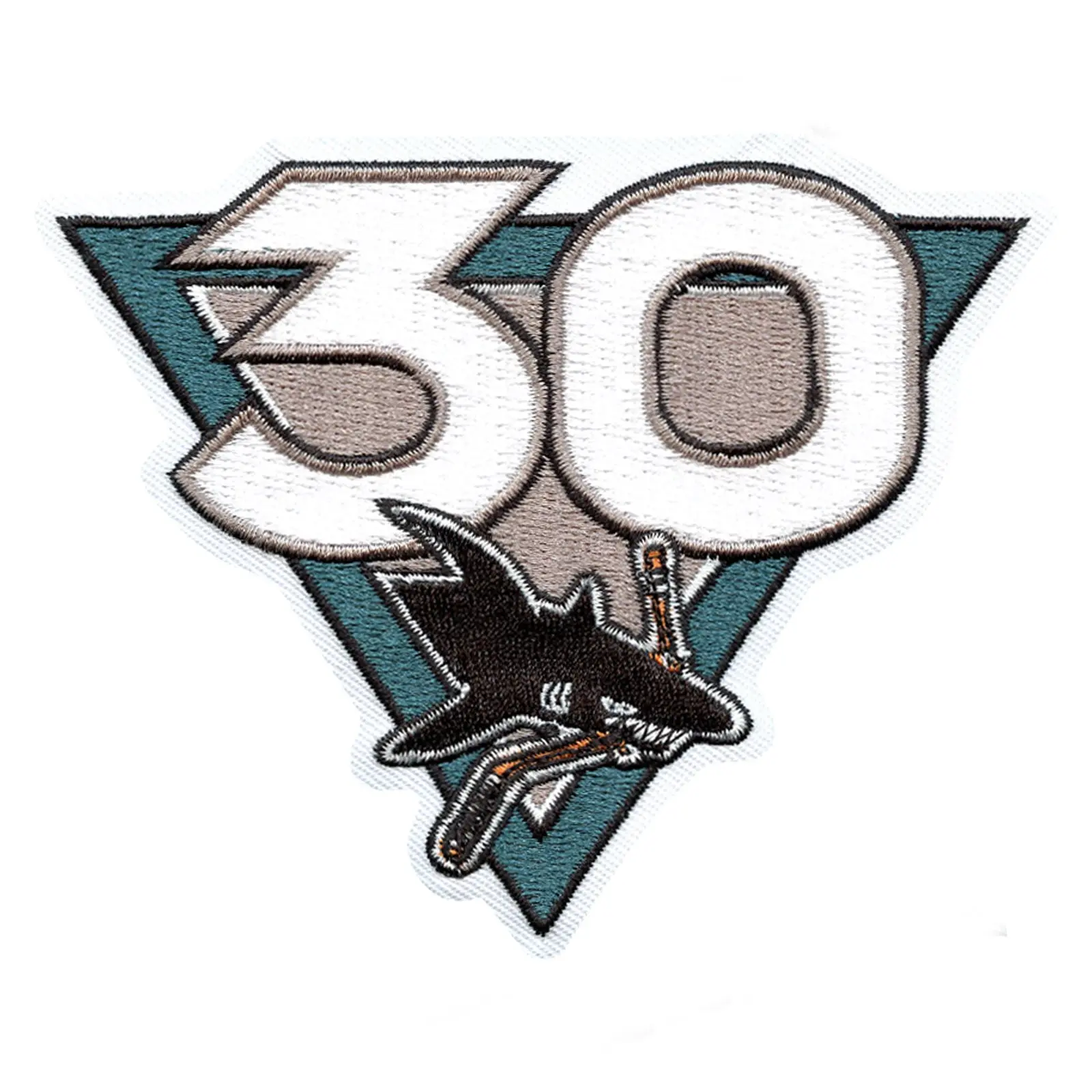 2021 San Jose Sharks Team 30th Anniversary Season Logo Jersey Patch - Image 2