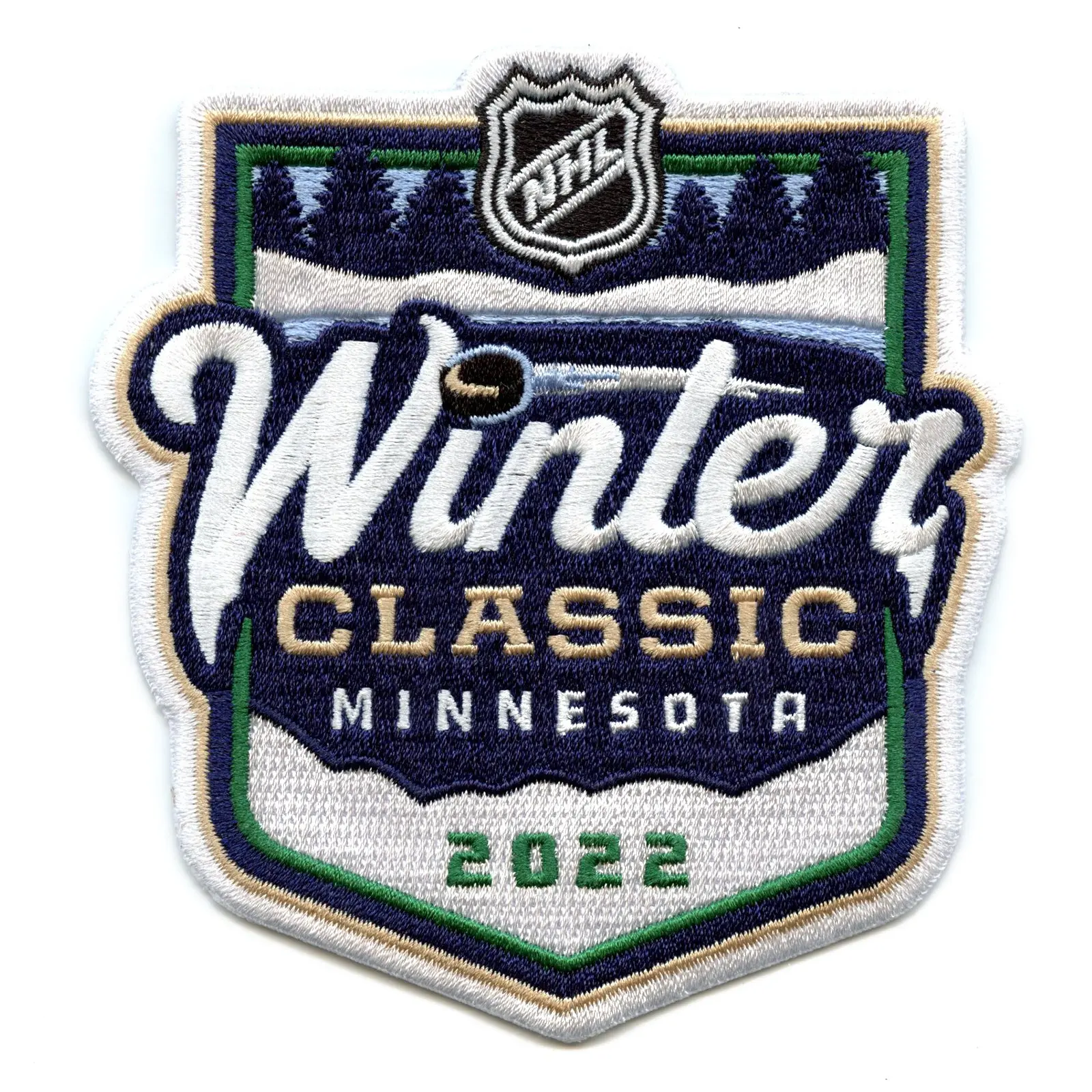 2022 NHL Winter Classic Jersey Patch Minnesota Wild vs. St. Louis Blues - Image 2