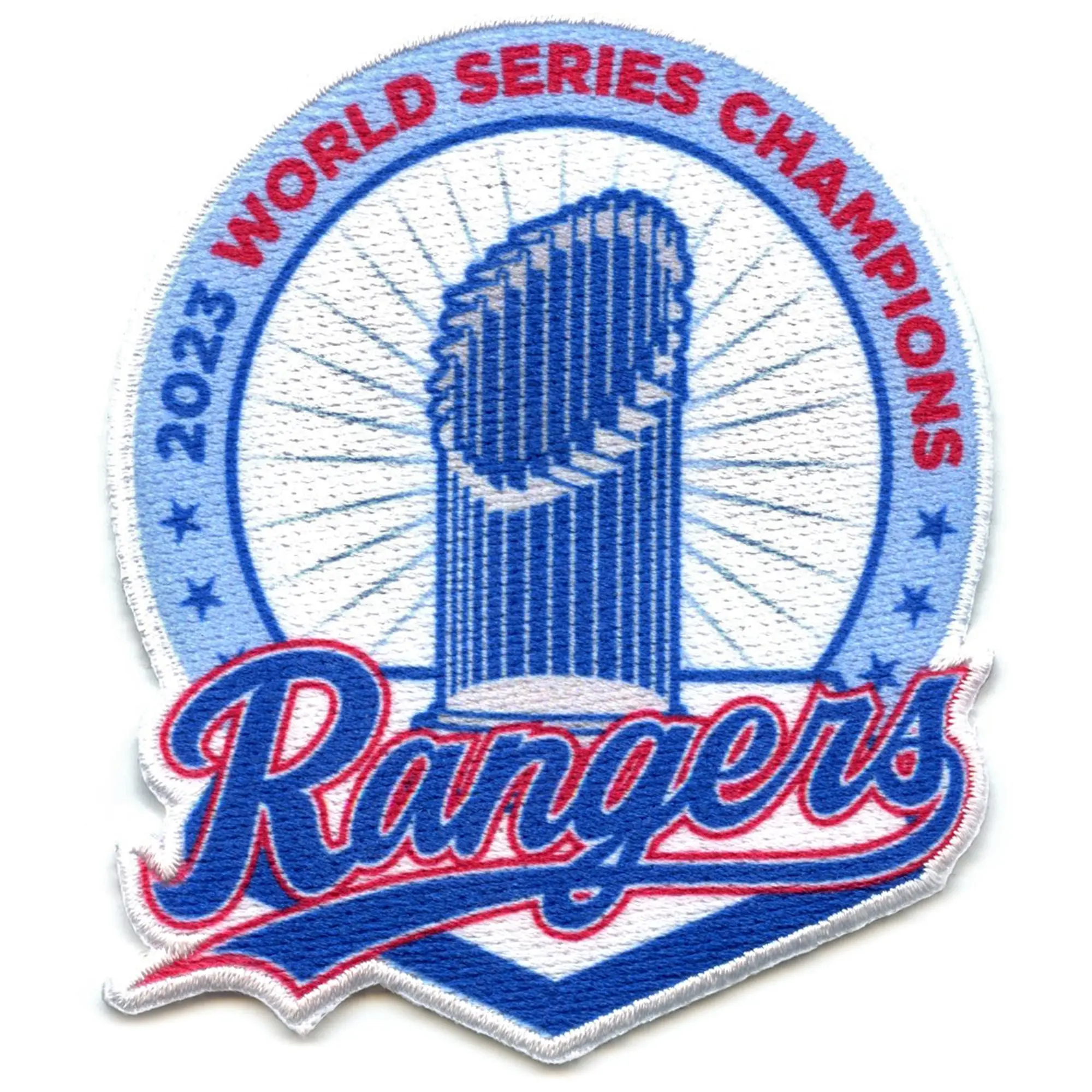 2023 MLB World Series Champions Texas Rangers Trophy Jersey Patch - Image 2