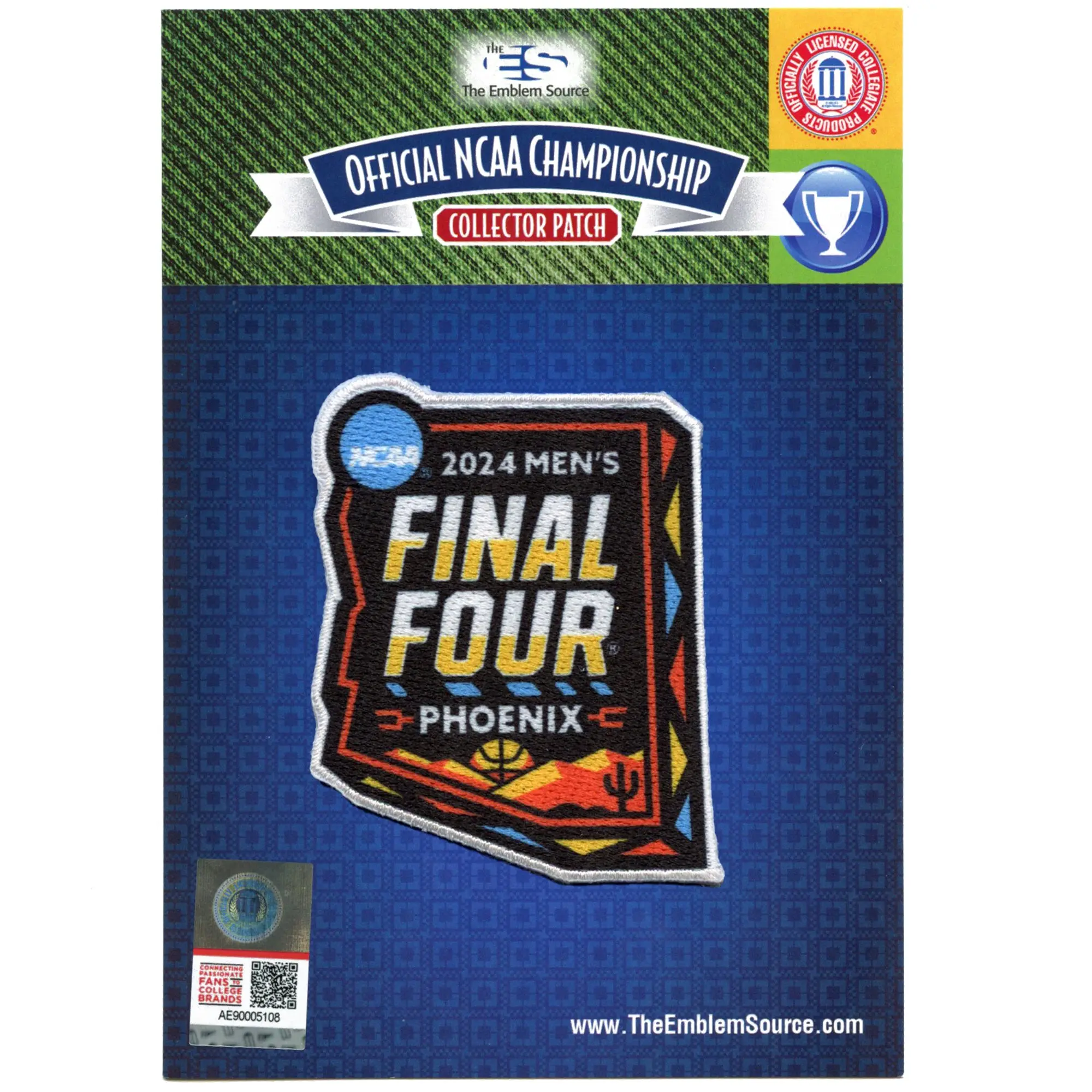 2024 Men's NCAA Final Four Phoenix Final Four Jersey Patch - Image 2