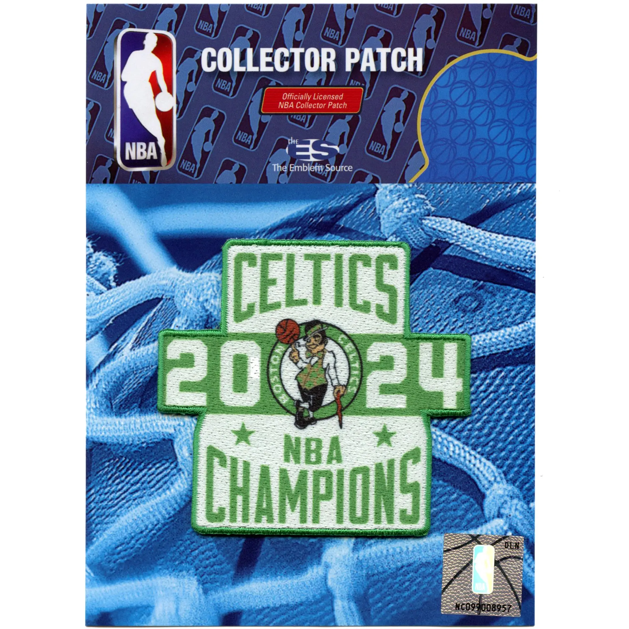 2024 NBA Finals Champions Boston Celtics Stacking Sublimated Patch Iron On