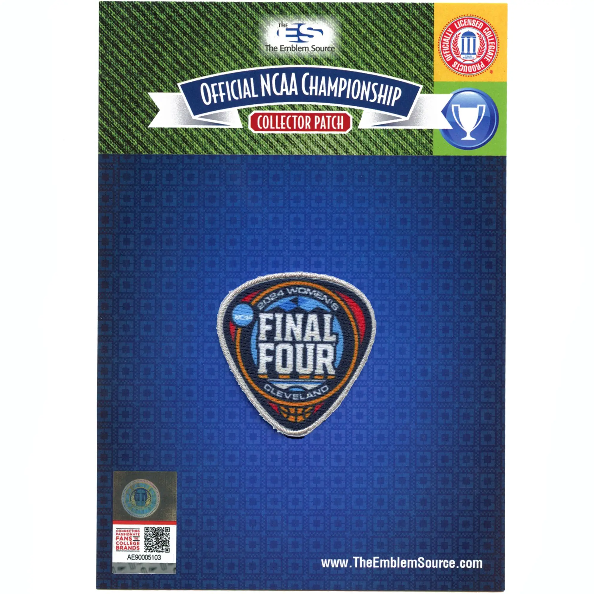 2024 Women's NCAA Final Four Cleveland Jersey Patch - Image 2