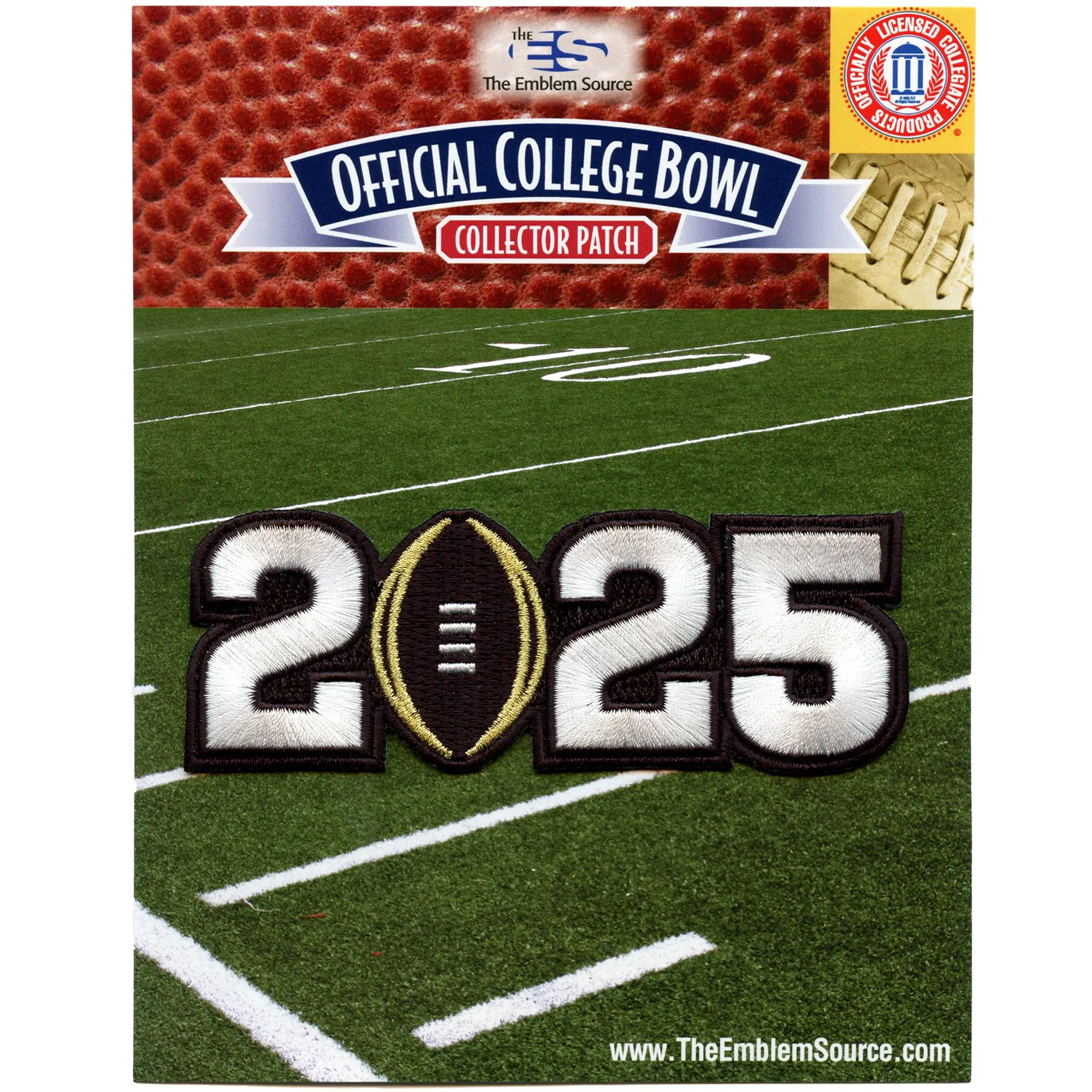 2025 College National Championship Game NCAA Jersey Patch Notre Dame Ohio State
