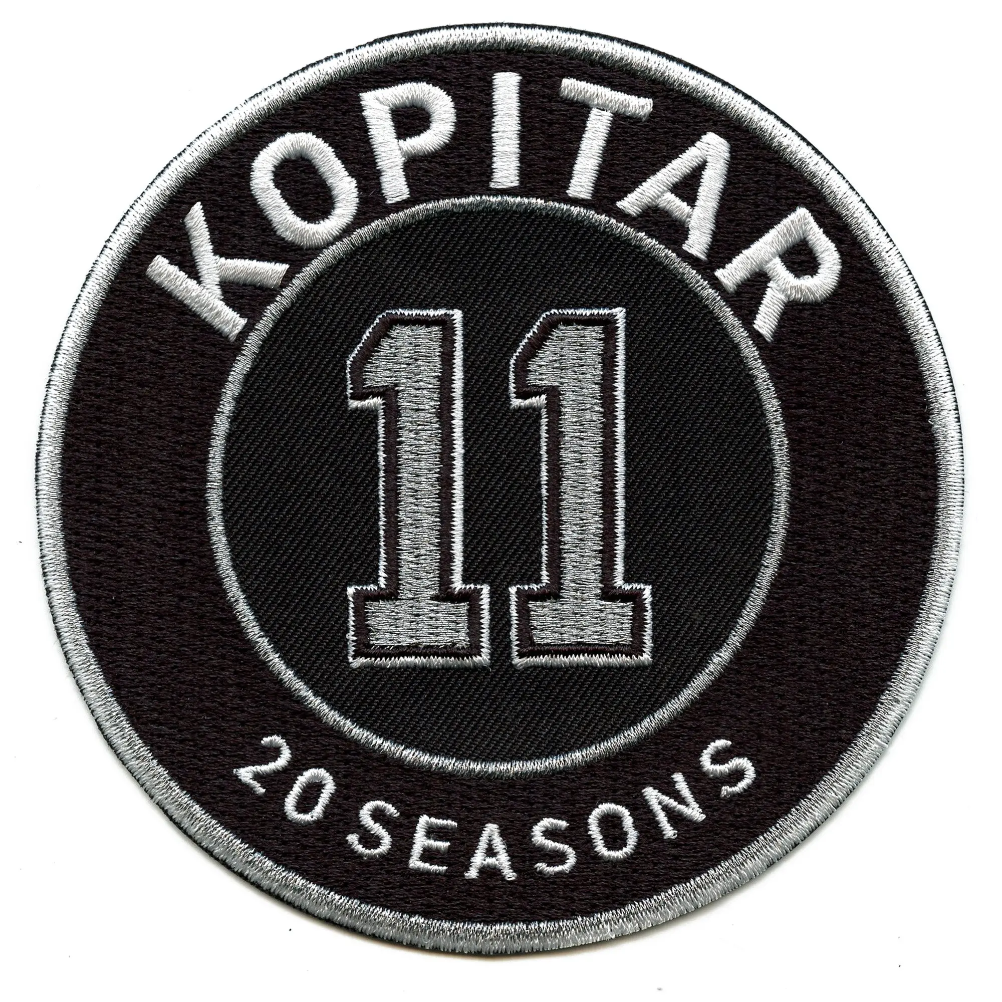 2026 Los Angeles Kings Anže Kopitar 20 Final NHL Seasons Jersey Patch - Image 2