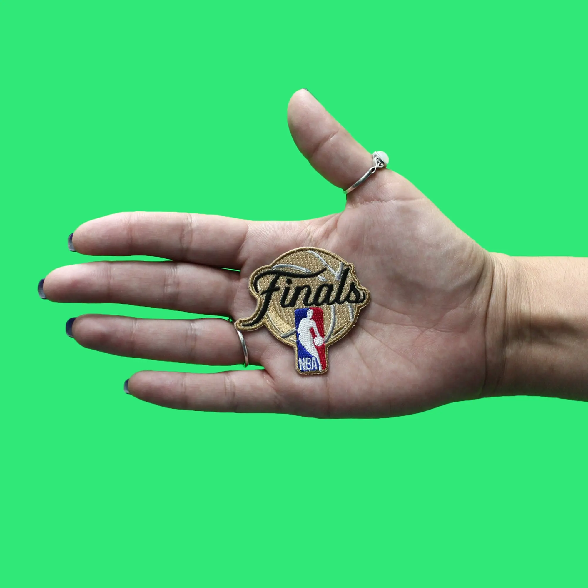 2026 NBA Finals Championship Jersey Patch New York Knicks San Antonio Spurs - Image 3