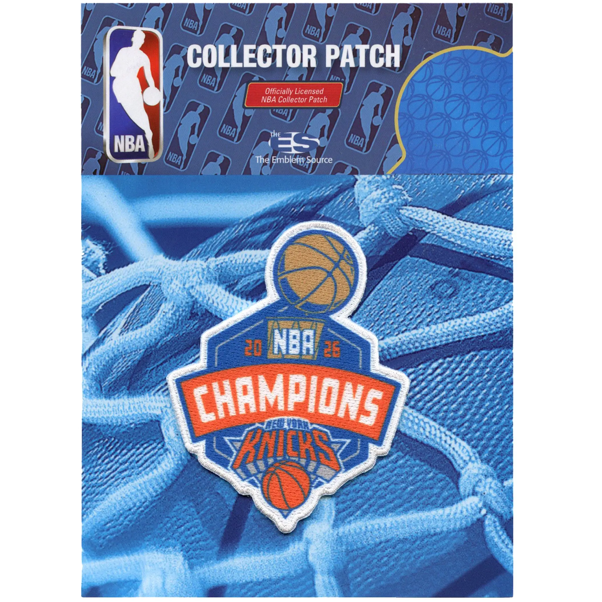 2026 NBA Finals Champions Official Hustle Patch New York Knicks (Pre-Order) - Image 2