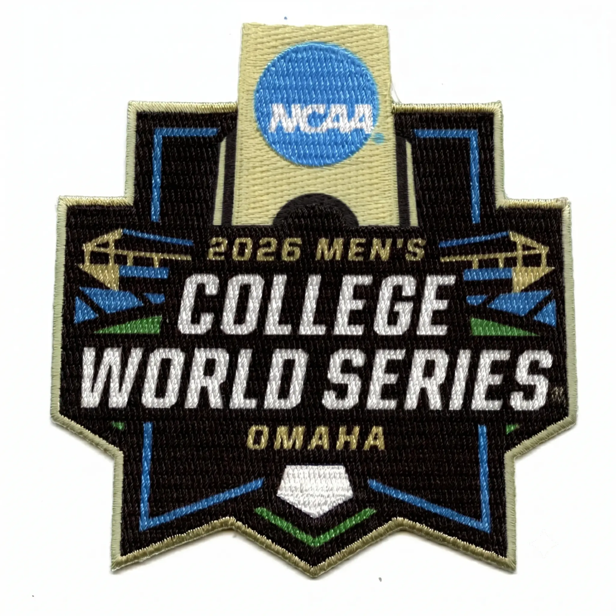2026 NCAA Men's College World Series Omaha Jersey Patch