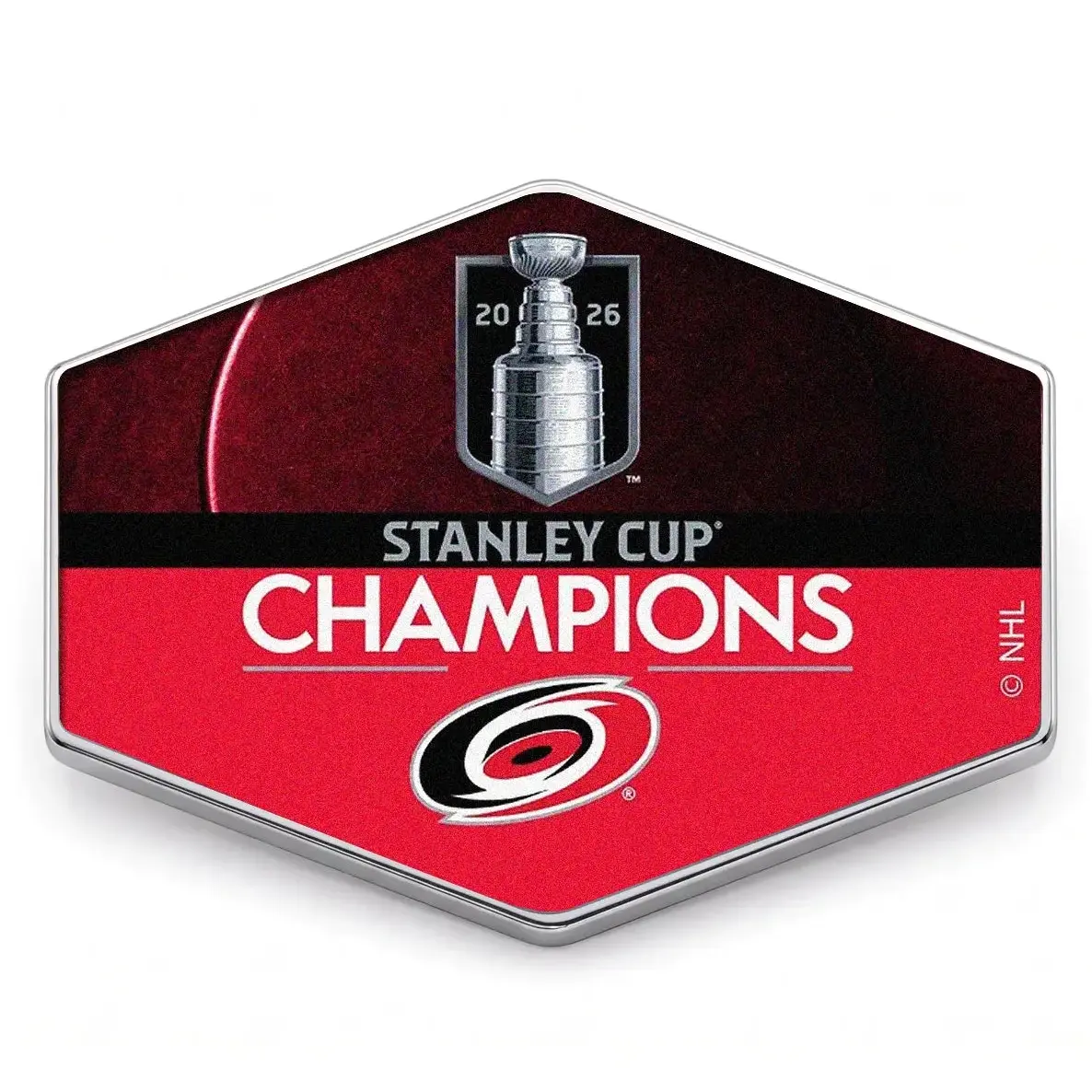 2026 NHL Stanley Cup Final Champions Carolina Hurricanes Pin