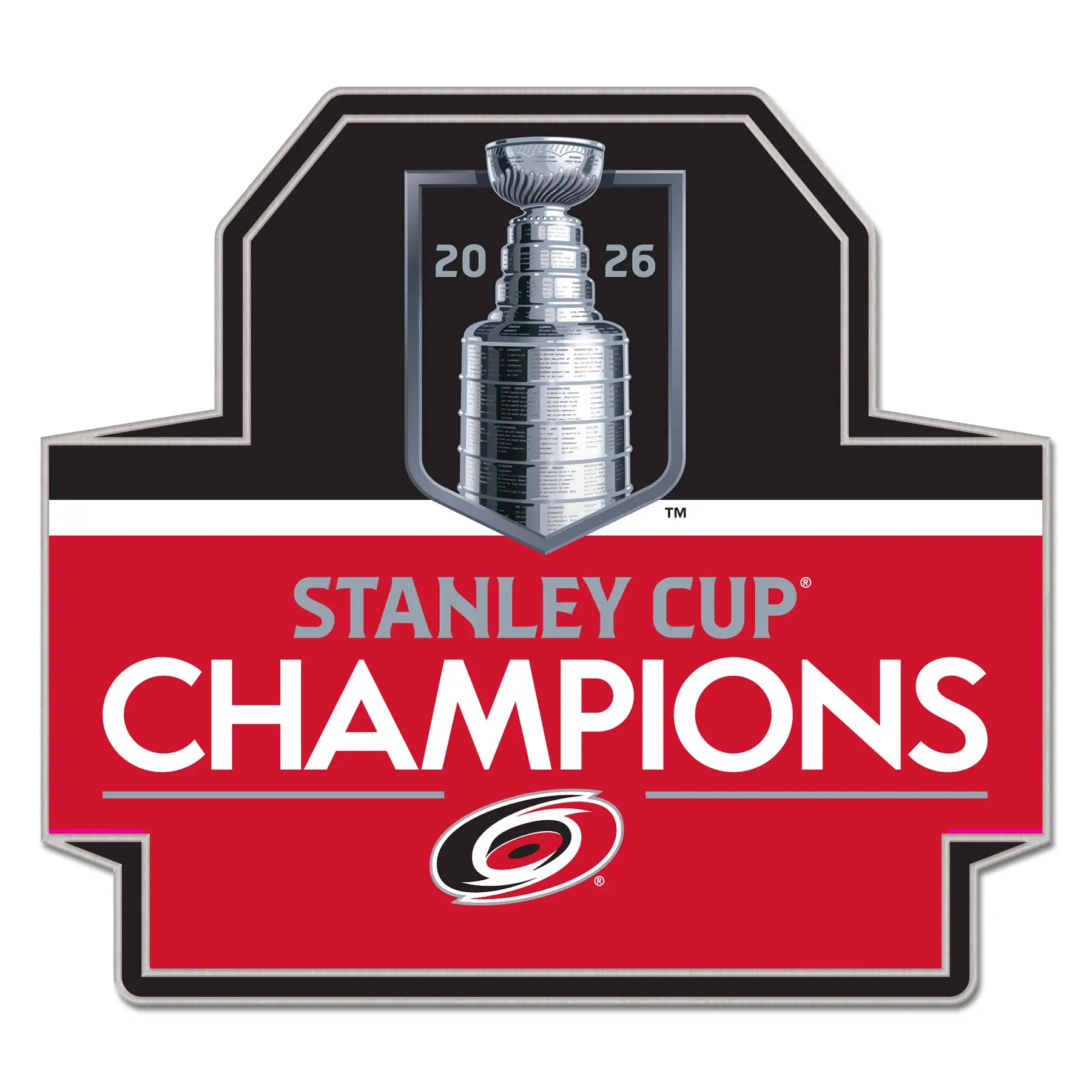 2026 NHL Stanley Cup Final Champions Pin Carolina Hurricanes