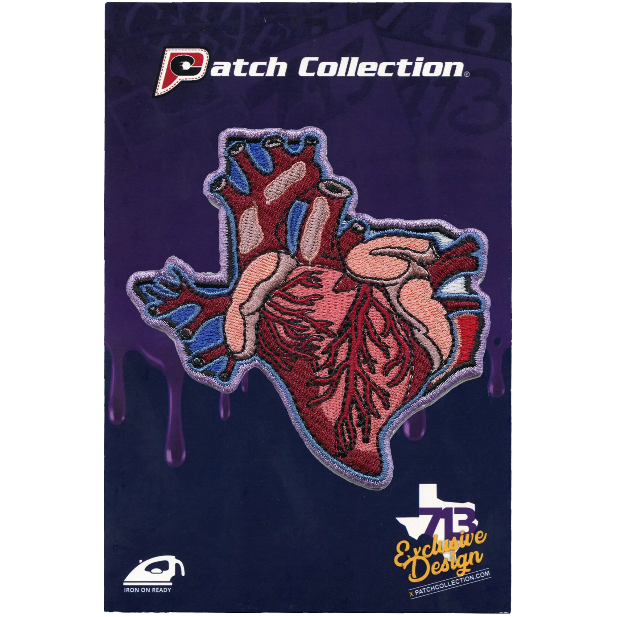 713 Deep in the Heart of Texas Patch Texas Pride Embroidered Iron on
