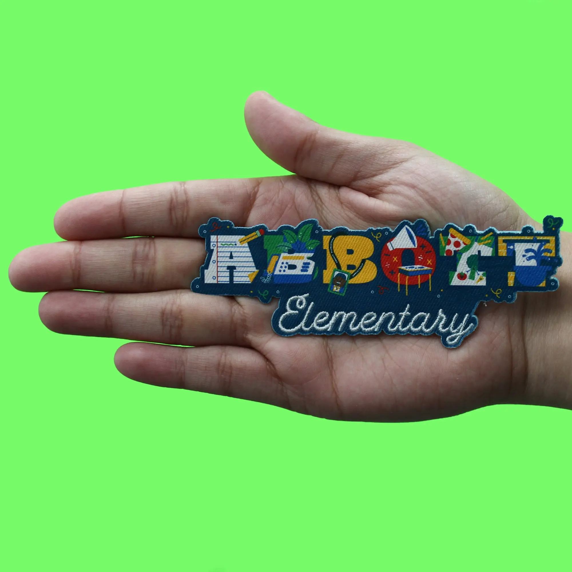Abbott Elementary Logo Patch Comedy TV Show Sublimation Embroidered Iron On - Image 2