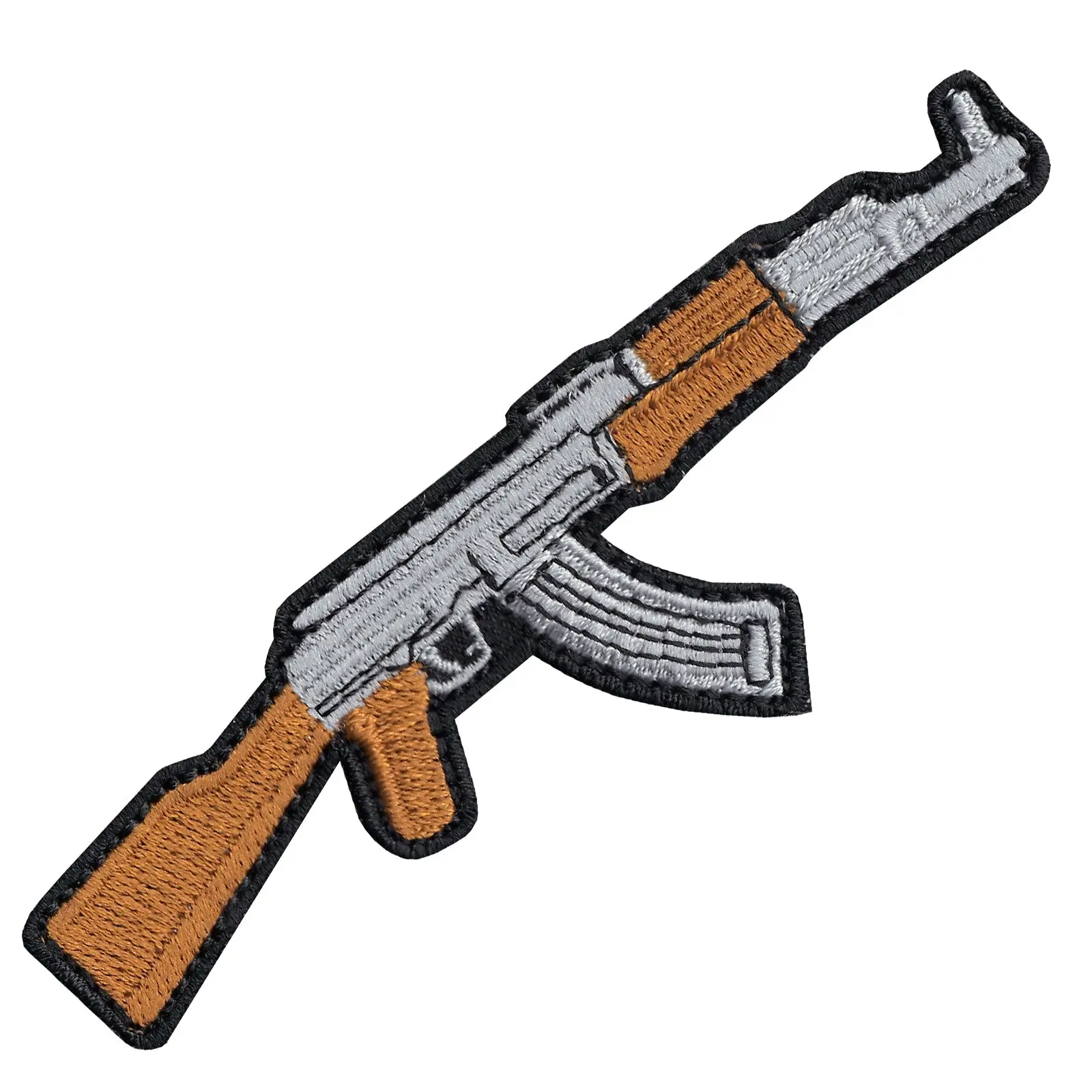 AK-47 Patch Ammunition Artillery Embroidered Iron-On
