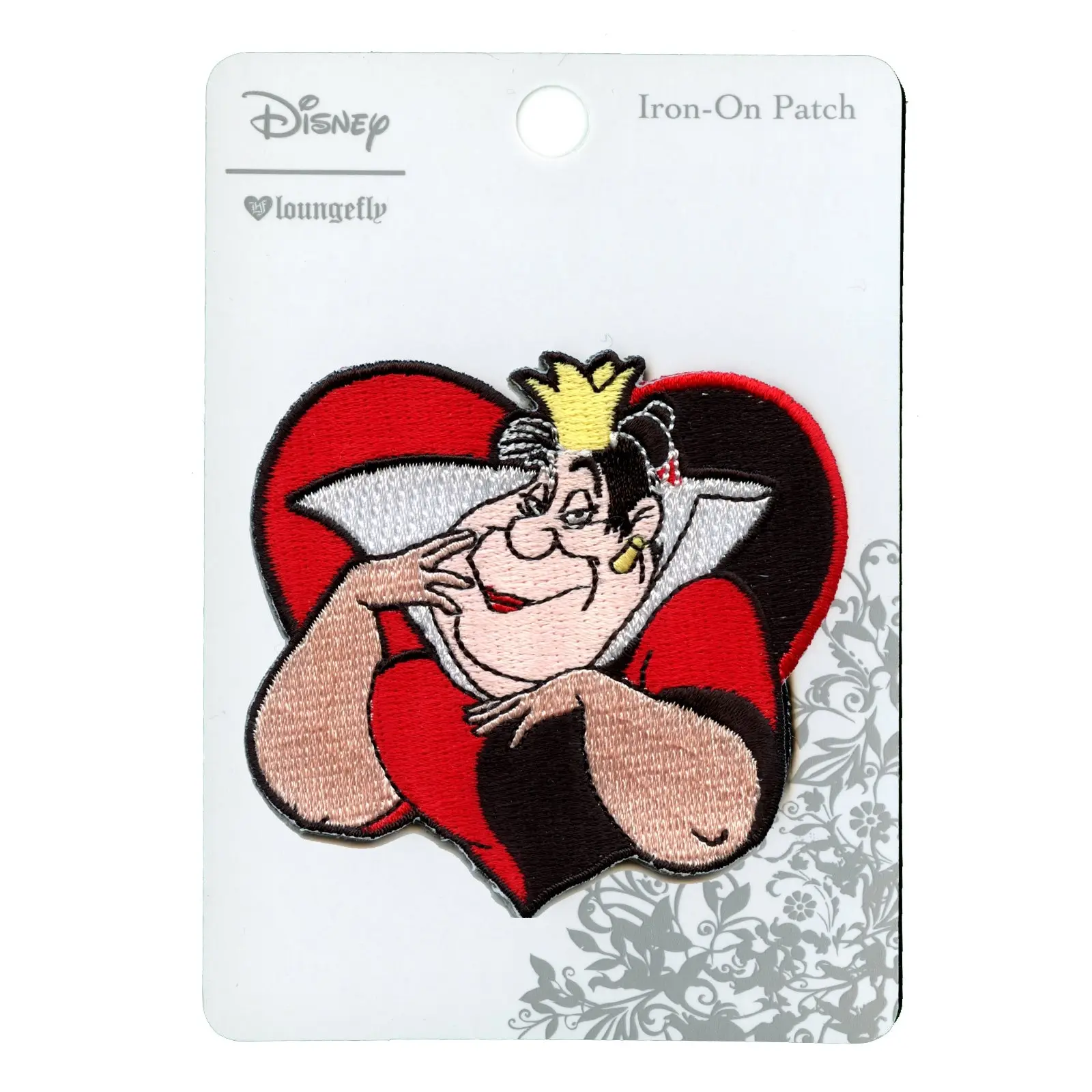 Alice in Wonderland Queen of Hearts Disney Iron on Patch - Image 2