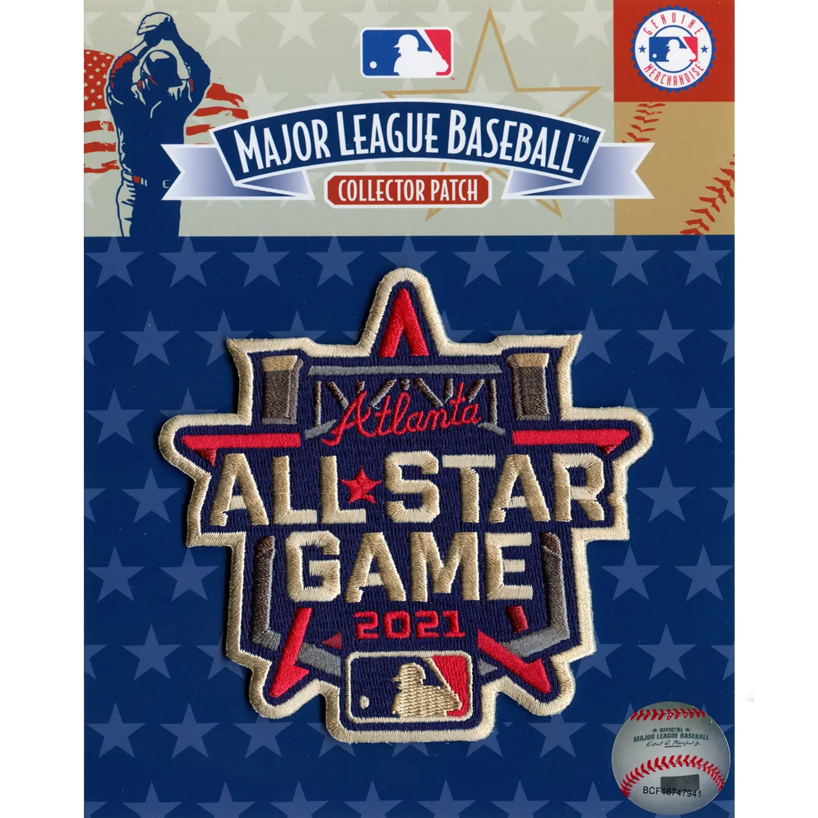 2021 Major League Baseball All Star Atlanta Braves Embroidered Jersey Patch