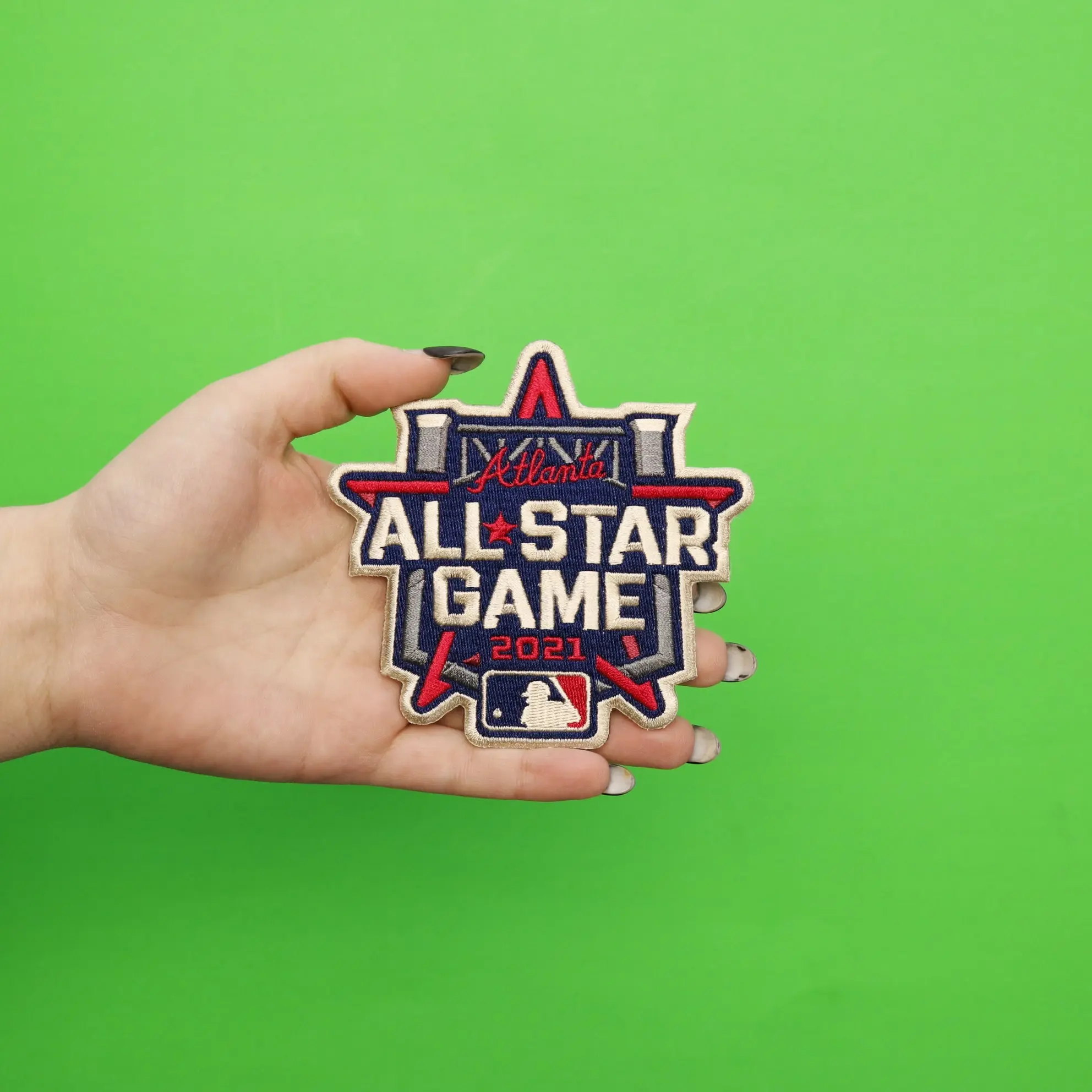 2021 Major League Baseball All Star Atlanta Braves Embroidered Jersey Patch - Image 3