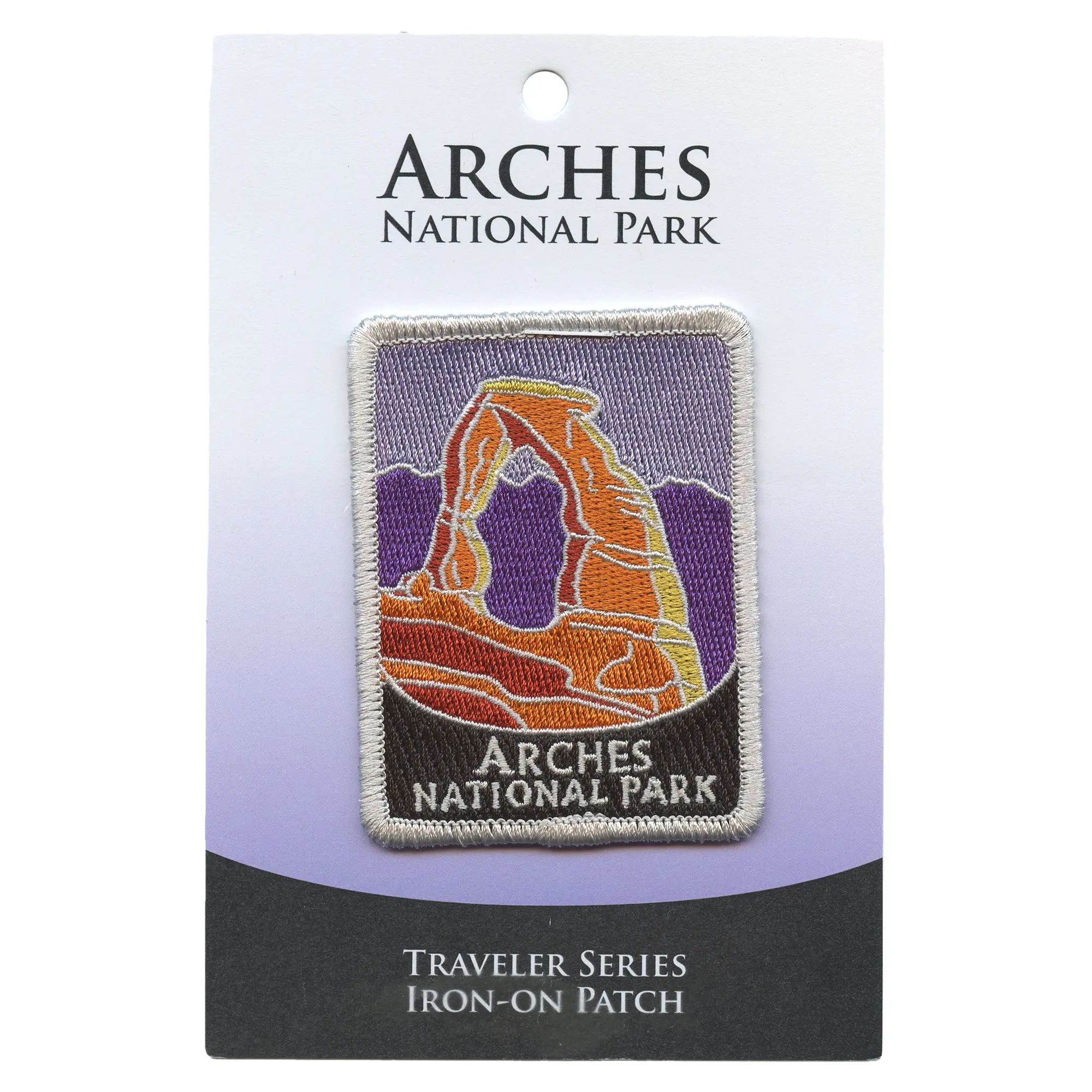 Arches National Park Patch Historical Site Embroidered Iron-On - Image 2