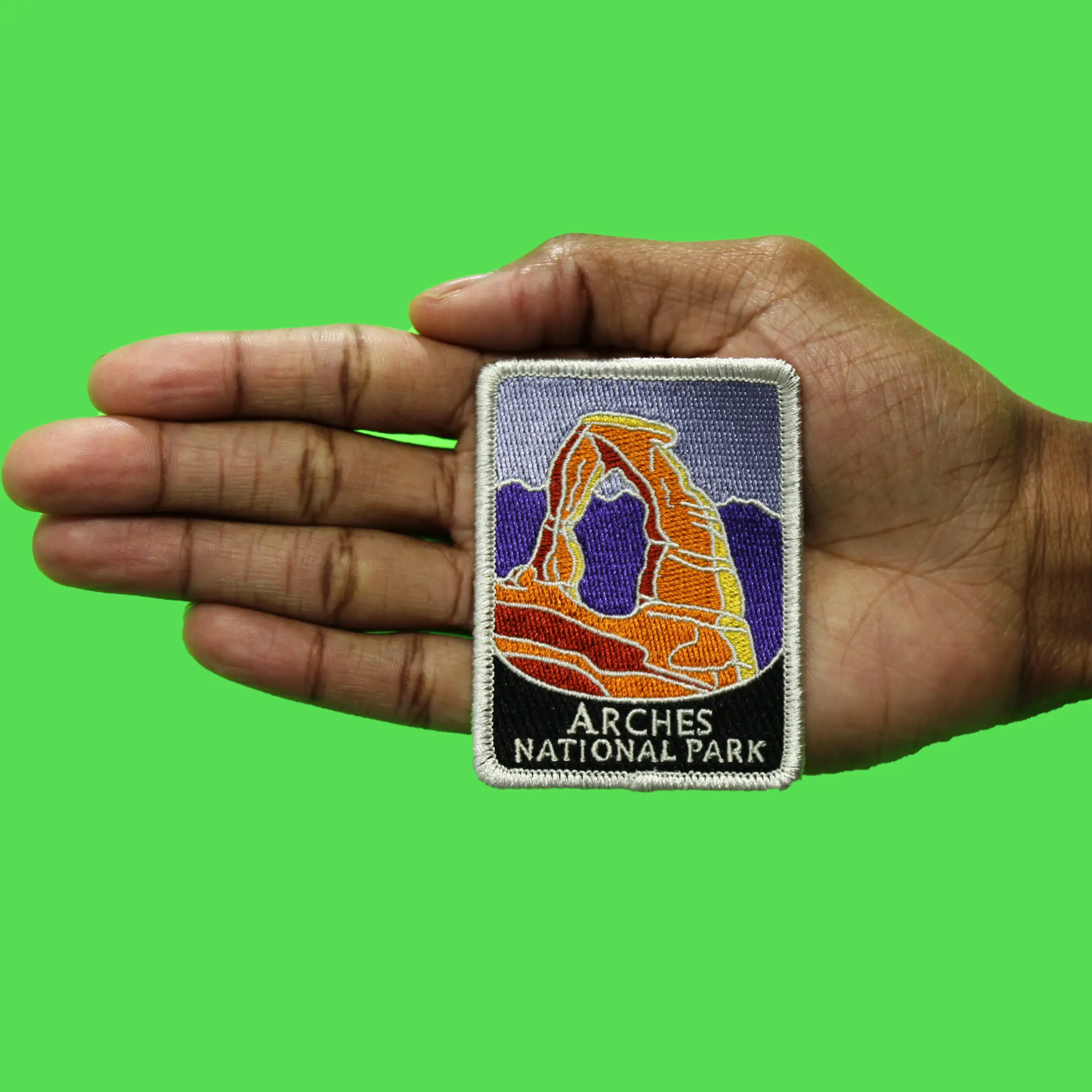 Arches National Park Patch Historical Site Embroidered Iron-On - Image 3